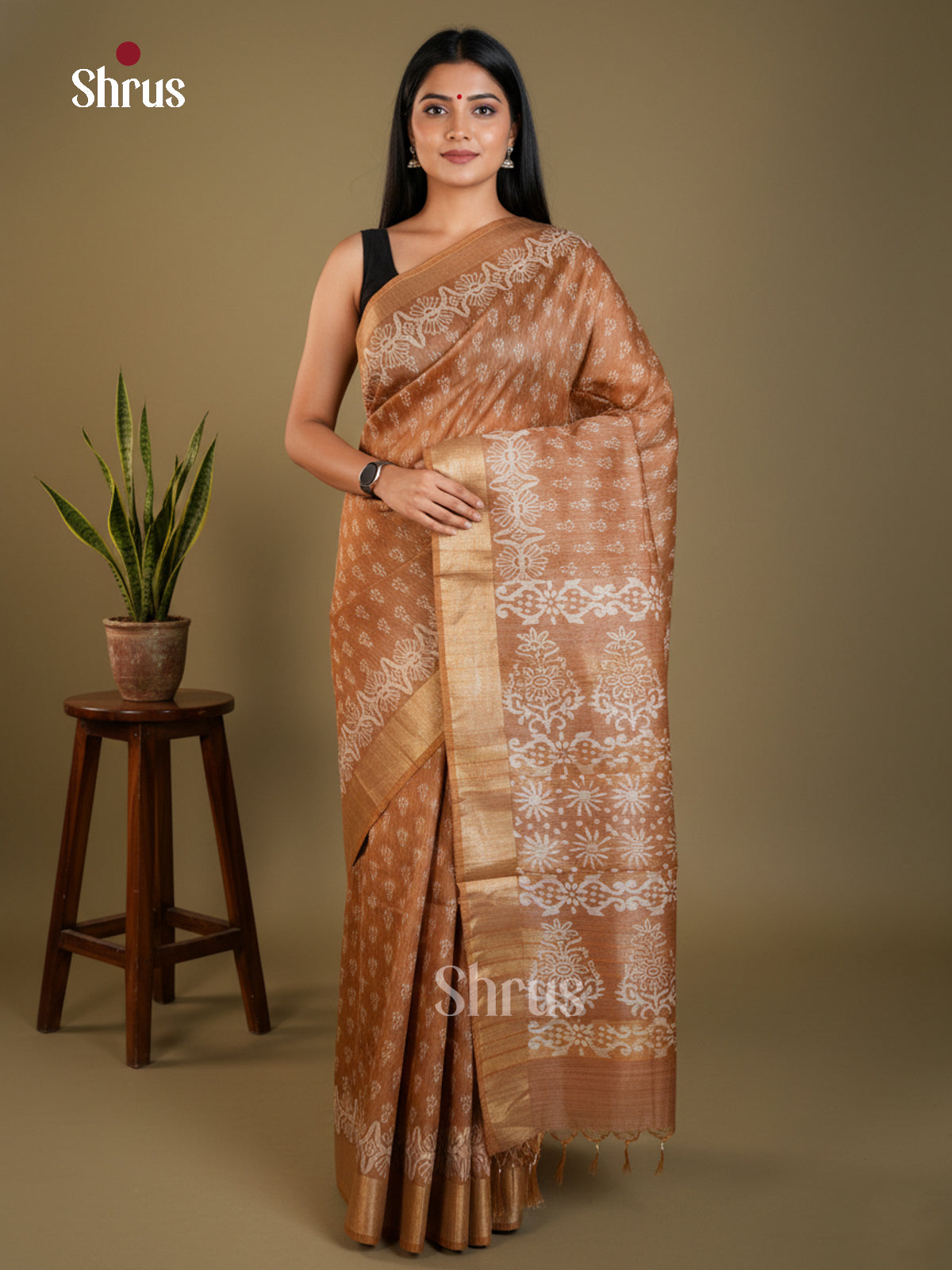 EAS31073 - Semi Tussar - Saree - Shop on Shrus.com