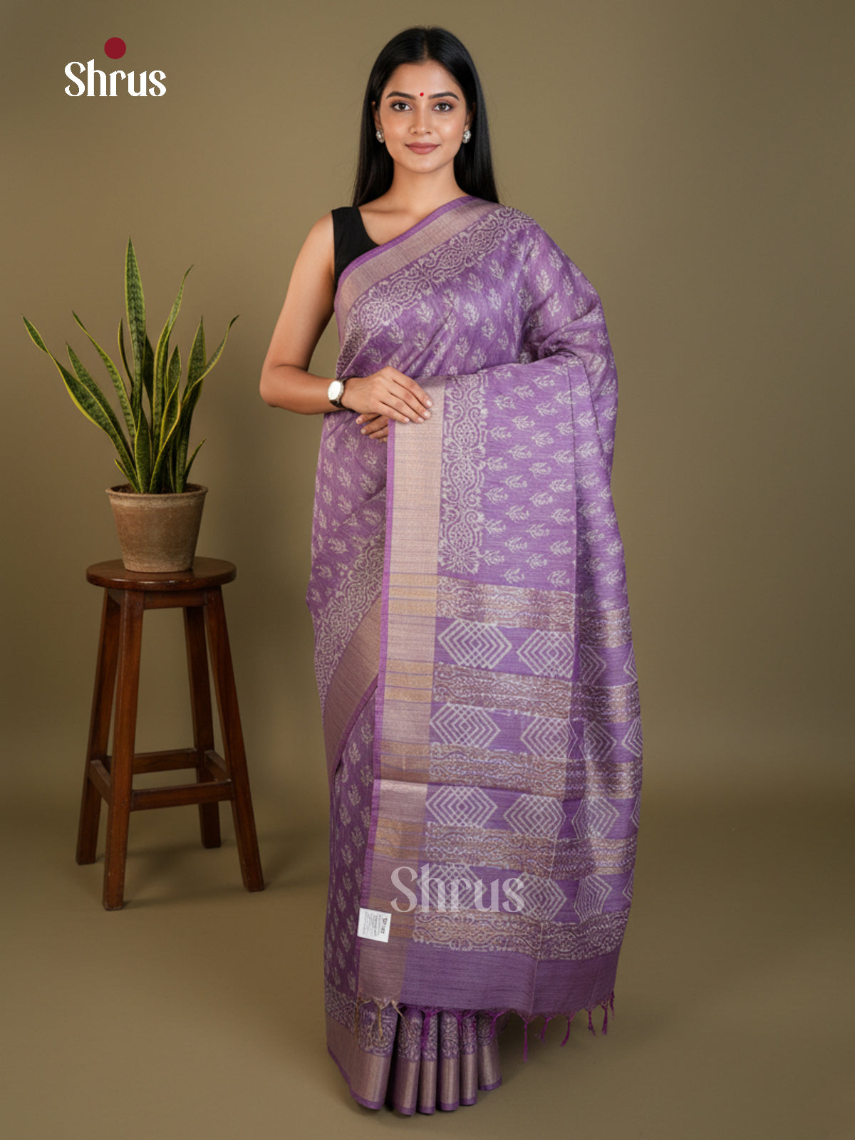 EAS31077 - Semi Tussar - Saree - Shop on Shrus.com