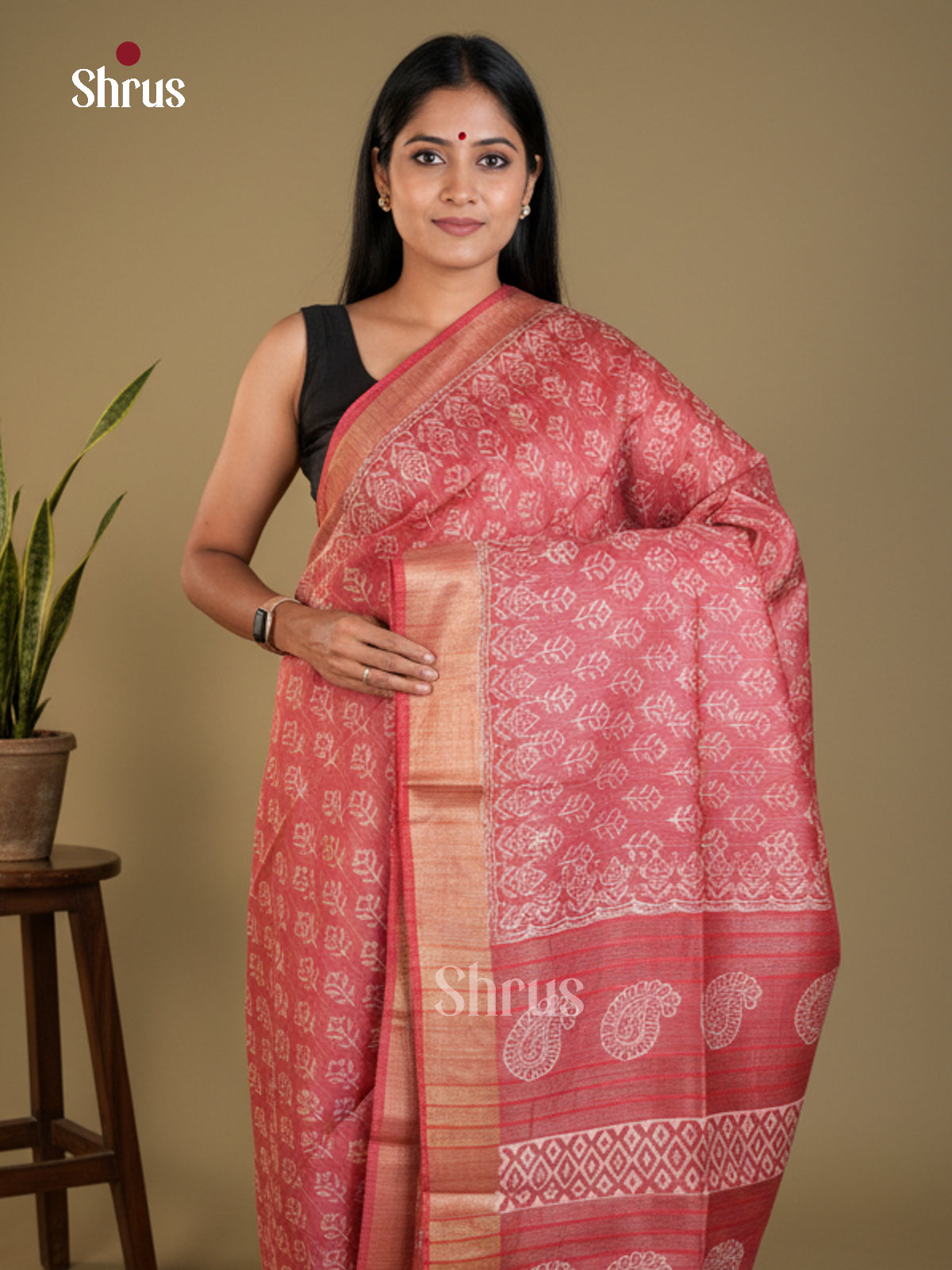 EAS31090 - Semi Tussar - Saree - Shop on Shrus.com