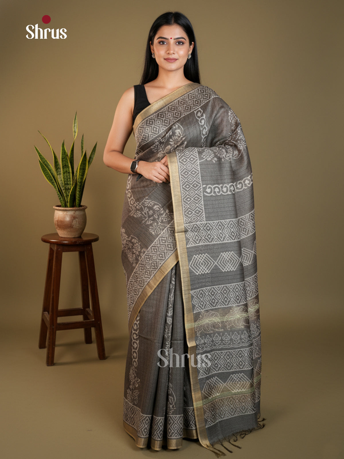 EAS31119 - Semi Tussar - Saree - Shop on Shrus.com