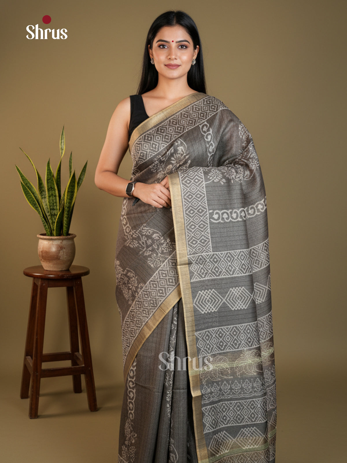EAS31119 - Semi Tussar - Saree - Shop on Shrus.com