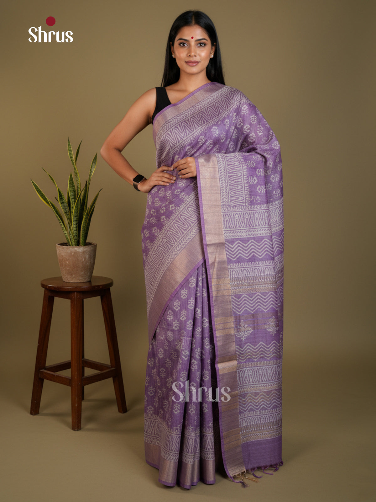 EAS31125 - Semi Tussar - Saree - Shop on Shrus.com