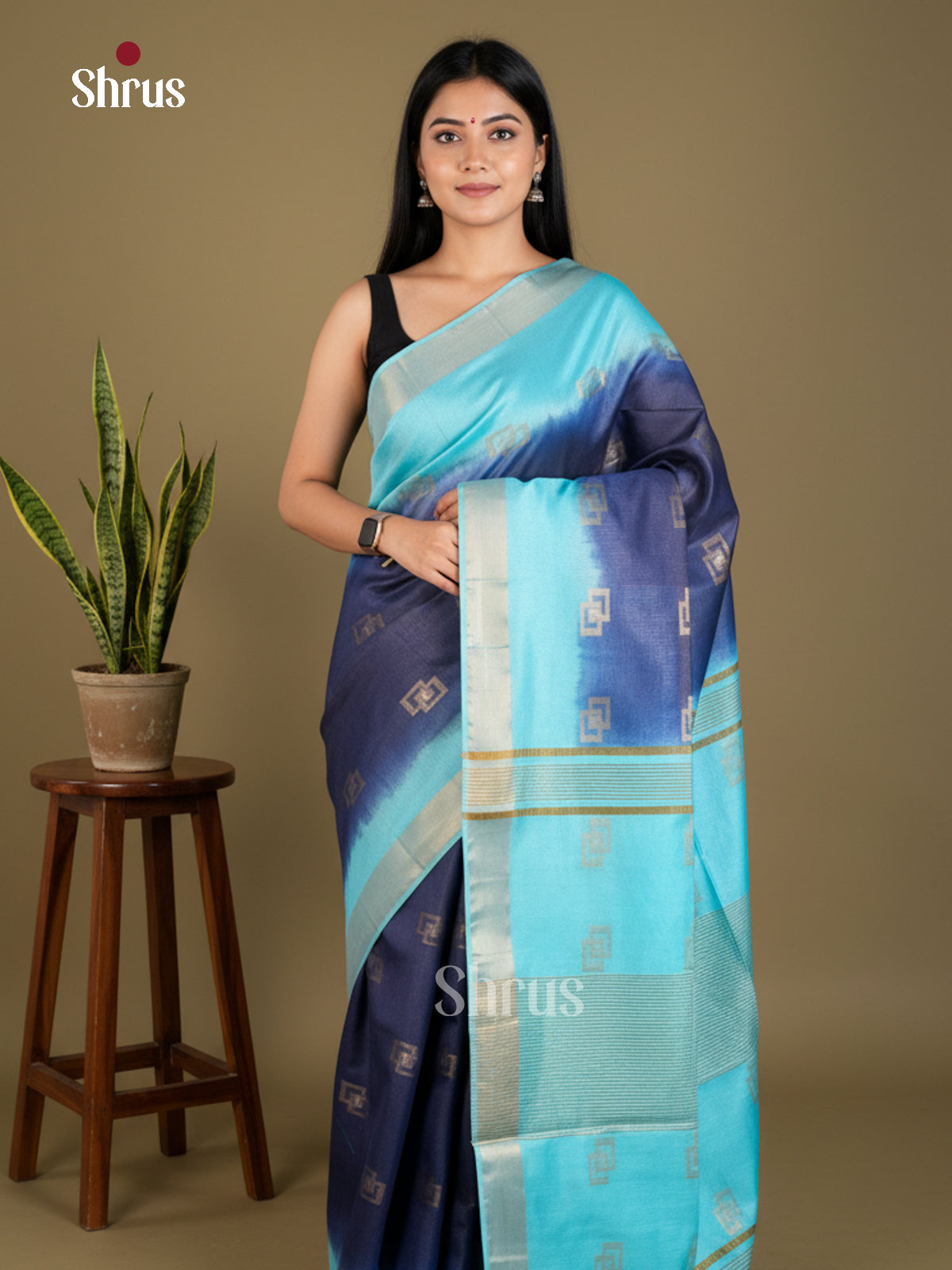 EBS01195 - Shibori - Saree - Shop on Shrus.com