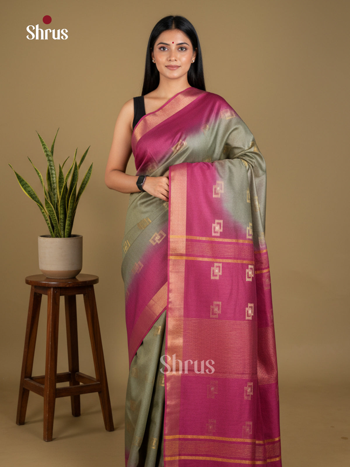 EBS01200 - Shibori - Saree - Shop on Shrus.com