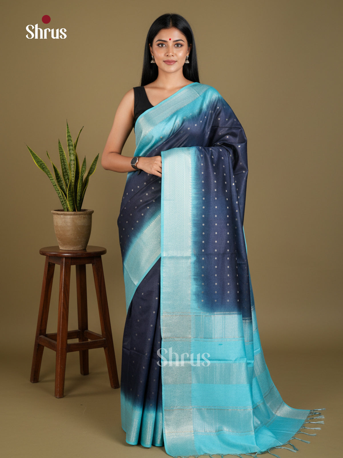 EBS01210 - Shibori - Saree - Shop on Shrus.com