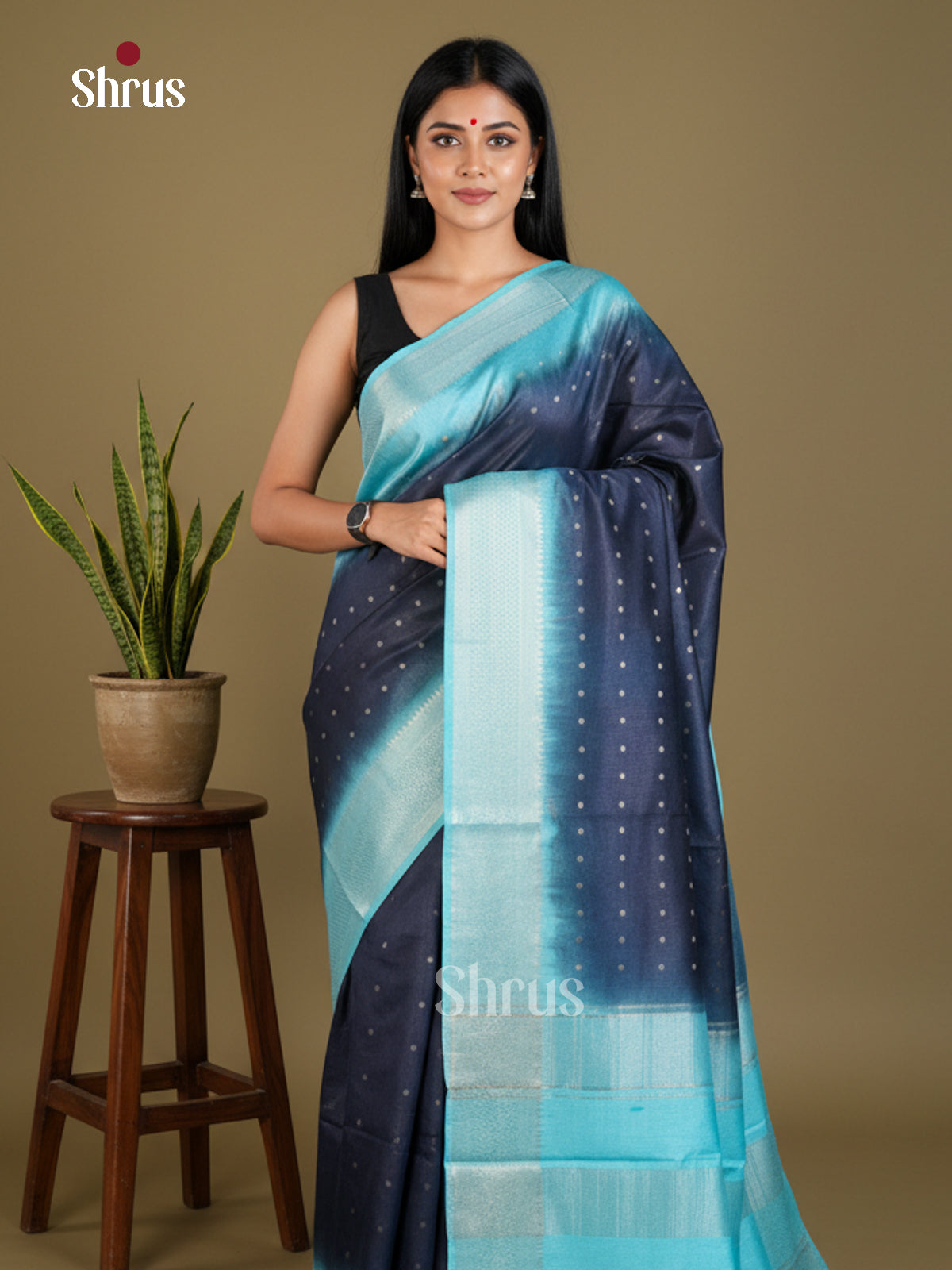 EBS01210 - Shibori - Saree - Shop on Shrus.com