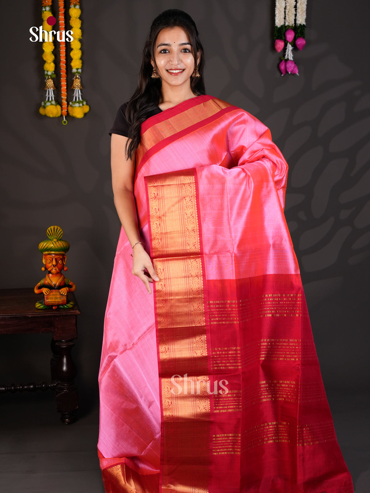 EBS01442 - Korvai-Medium border - Saree - Shop on Shrus.com