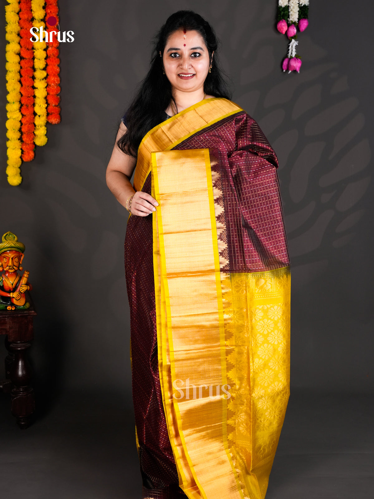 EBS01452 - Korvai-kattams - Saree - Shop on Shrus.com