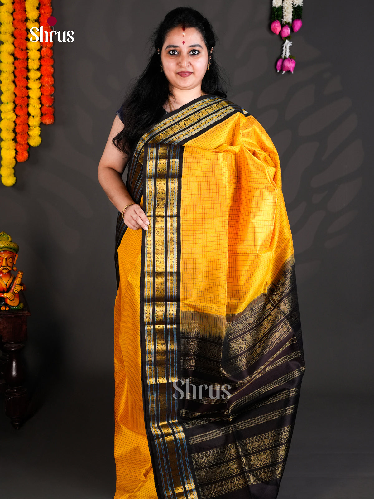 EBS01475 - Korvai-kattams - Saree - Shop on Shrus.com