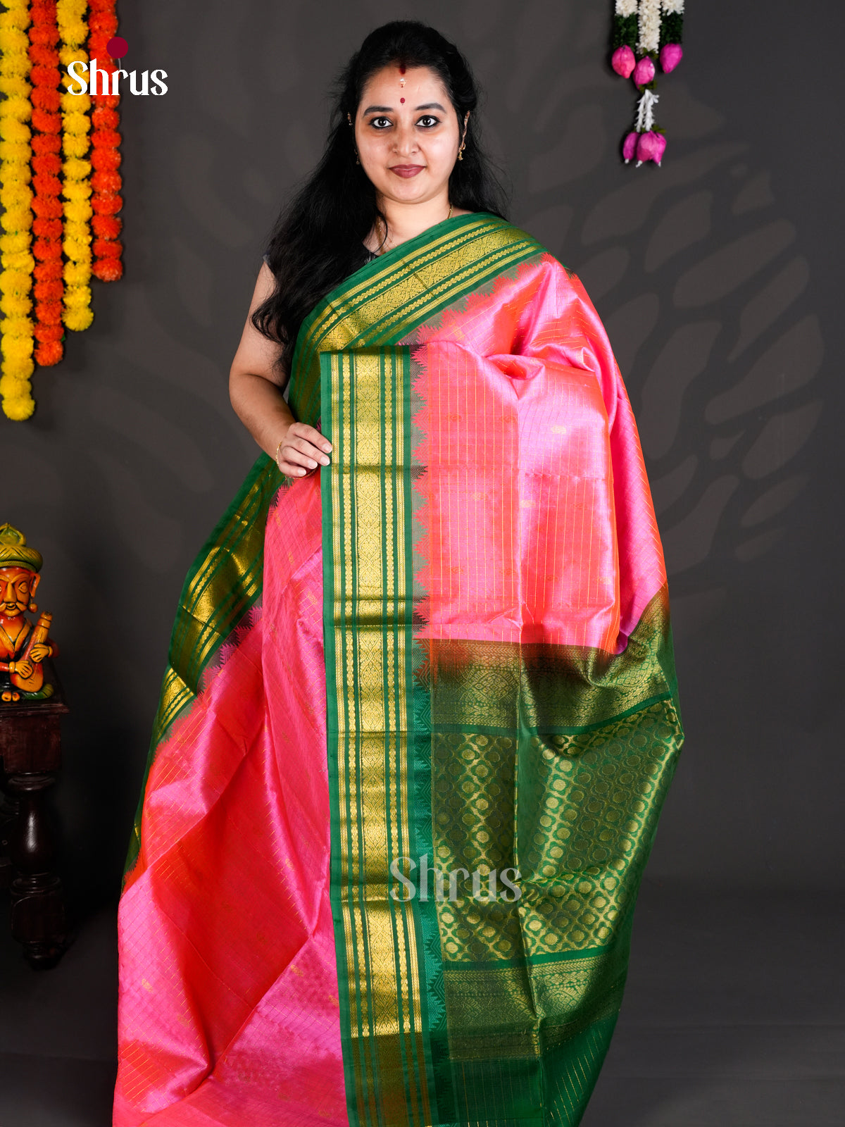 EBS01477 - Korvai-kattams - Saree - Shop on Shrus.com