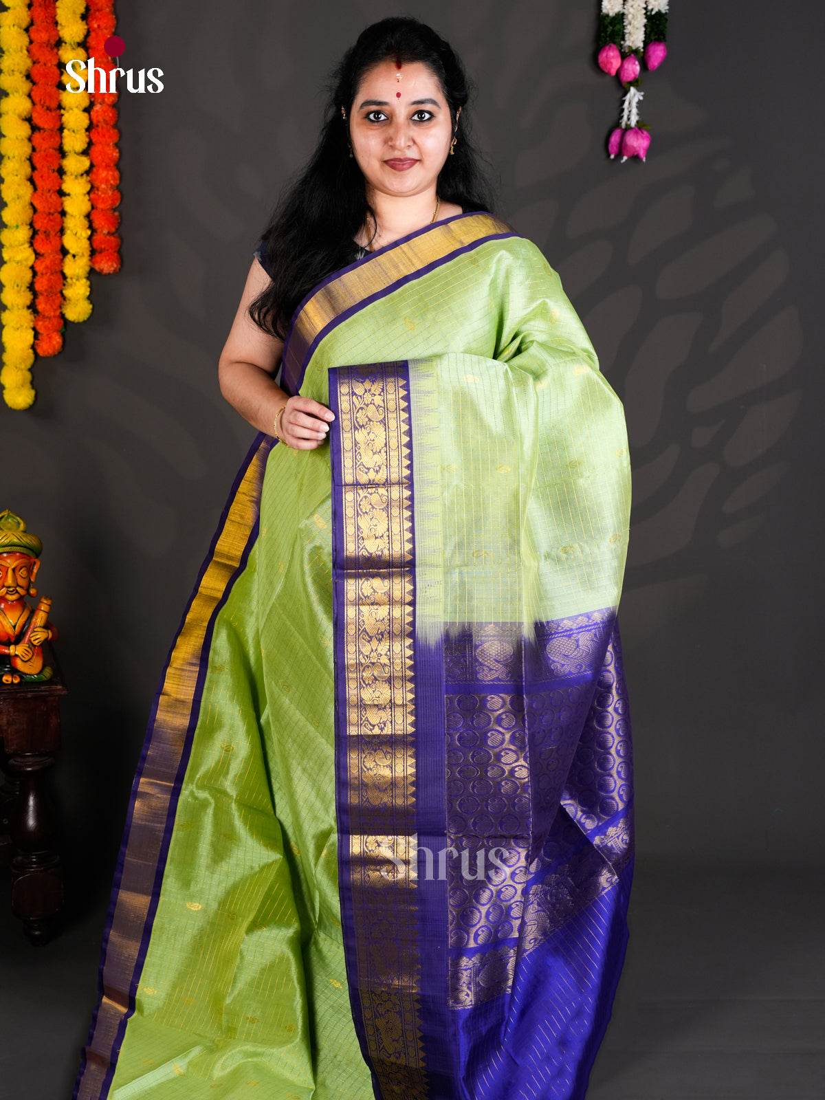 EBS01482 - Korvai-kattams - Saree - Shop on Shrus.com