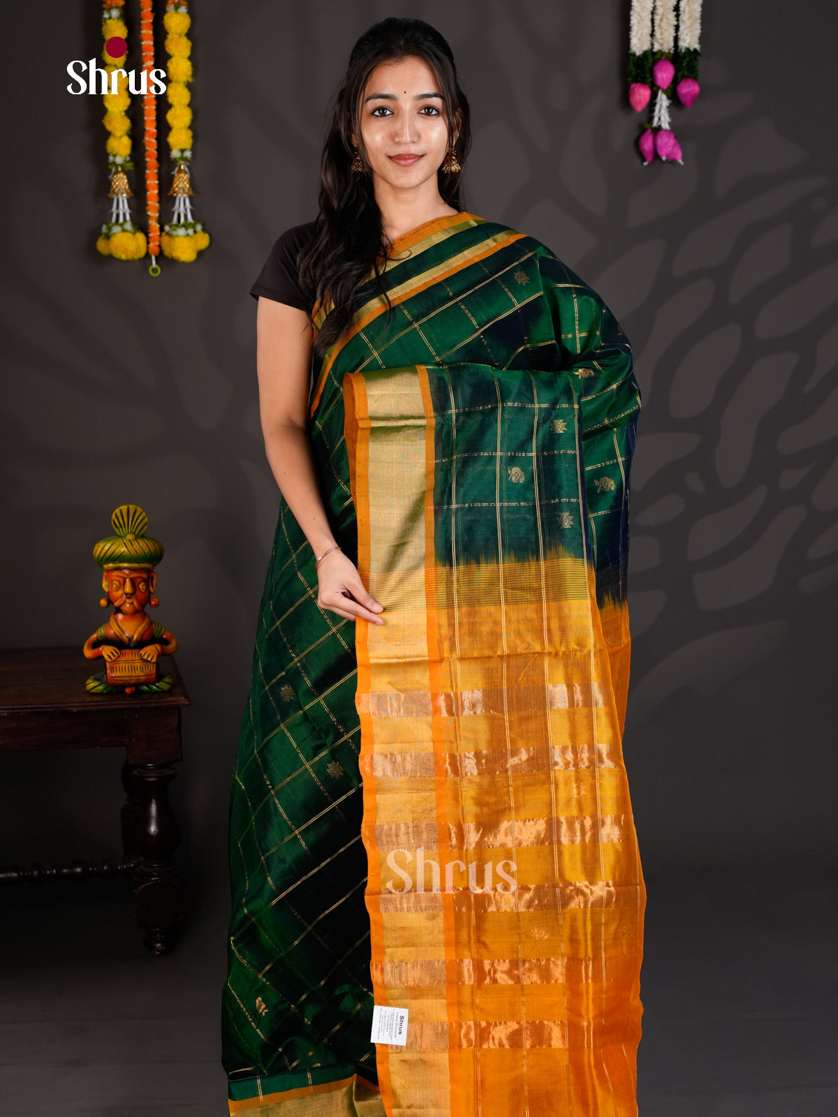 EBS01504 - Silk Cotton - Saree - Shop on Shrus.com