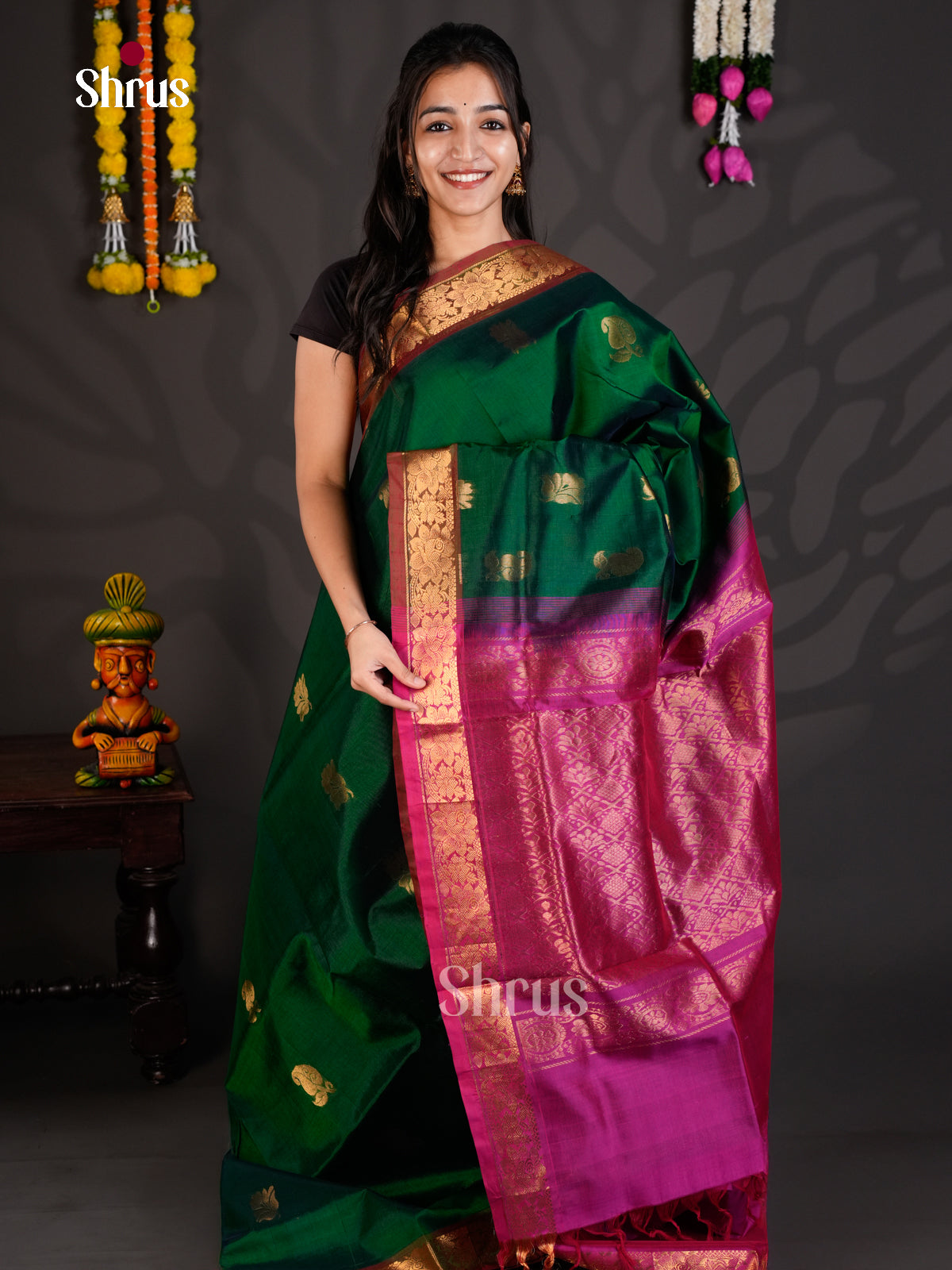 EBS01513 - Silk Cotton - Saree - Shop on Shrus.com