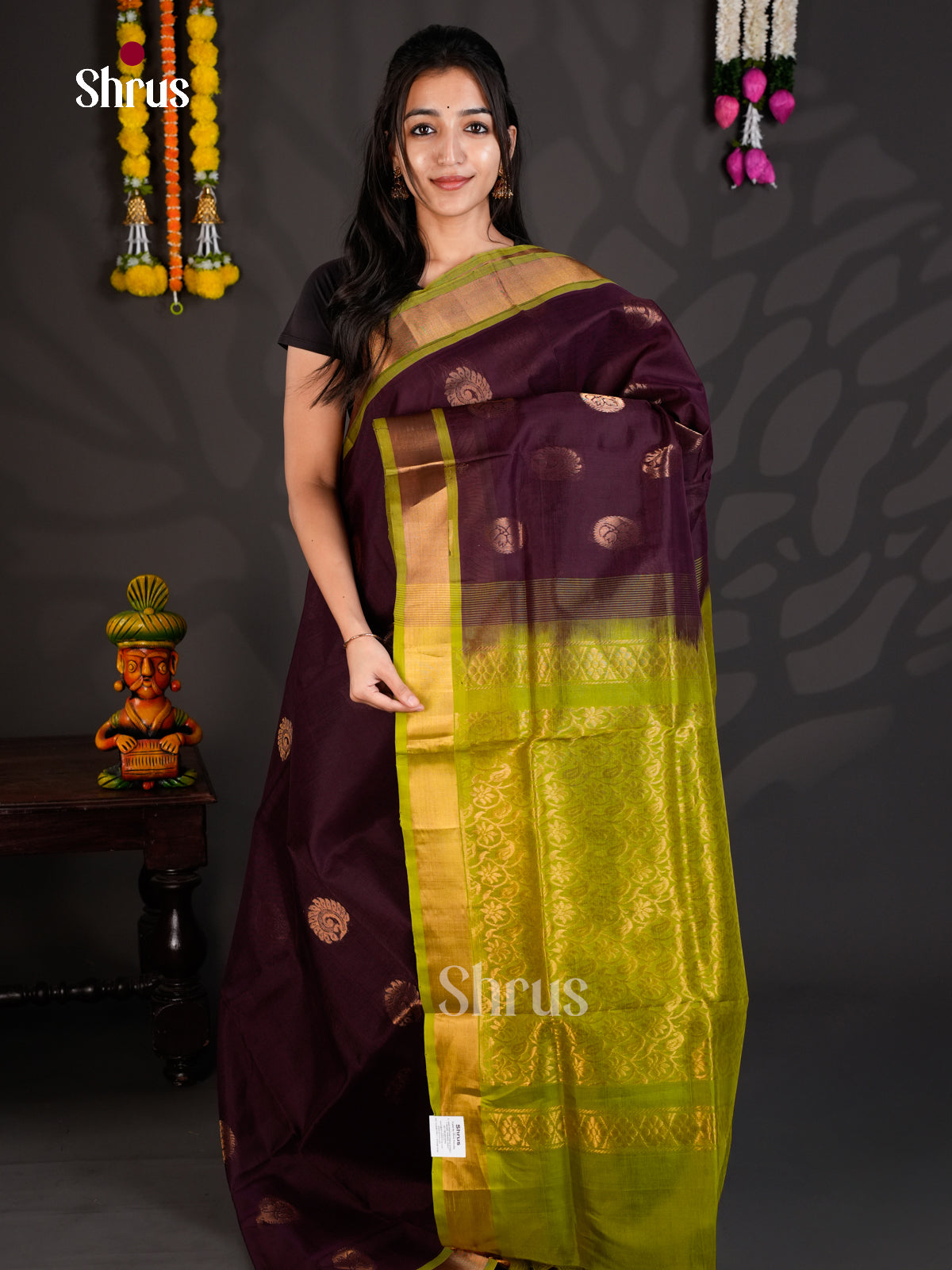 EBS01518 - Silk Cotton - Saree - Shop on Shrus.com