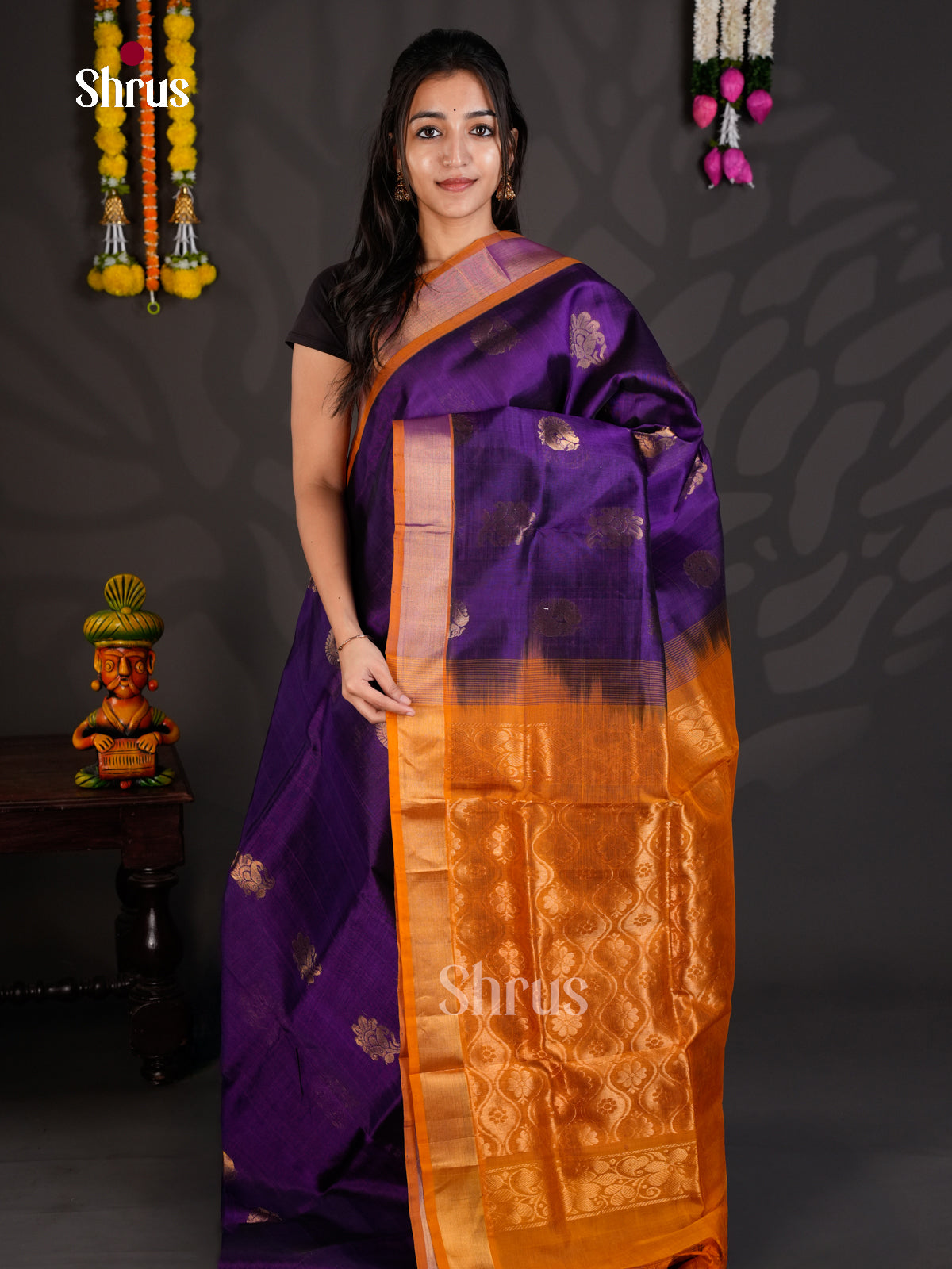 EBS01523 - Silk Cotton - Saree - Shop on Shrus.com