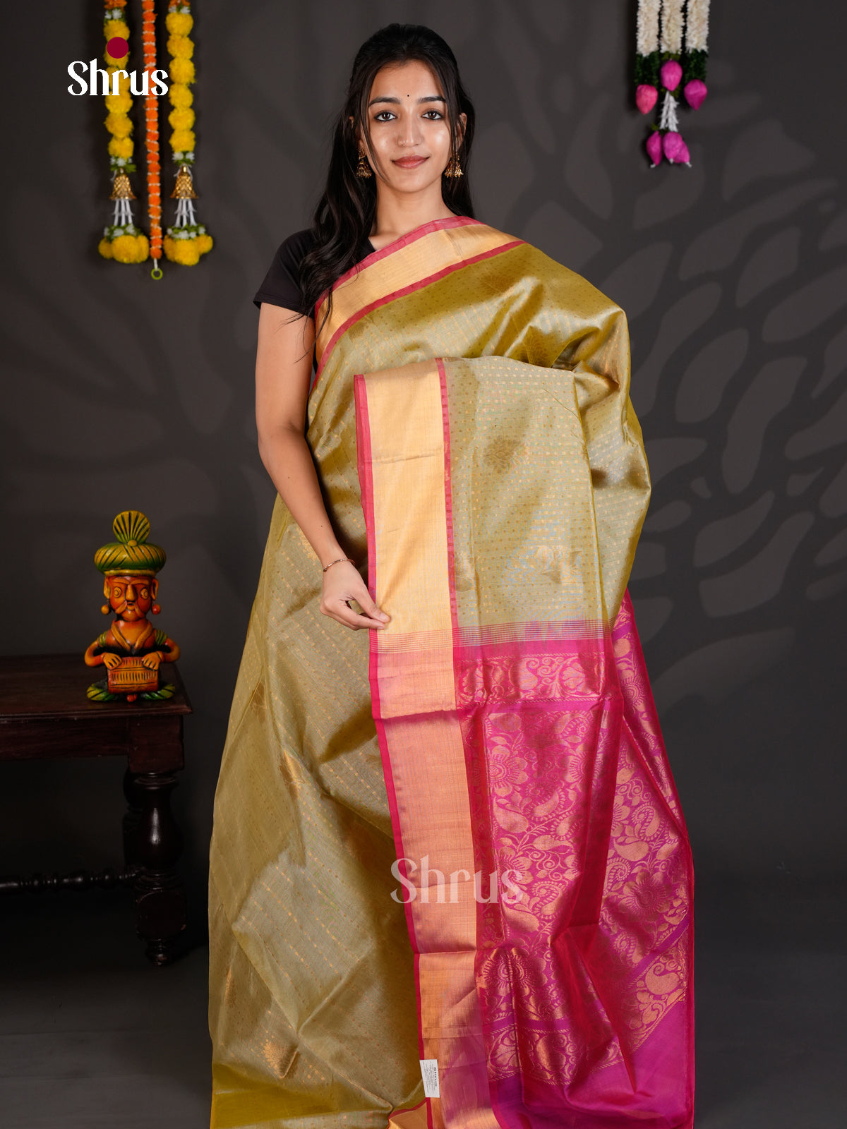EBS01525 - Silk Cotton - Saree - Shop on Shrus.com