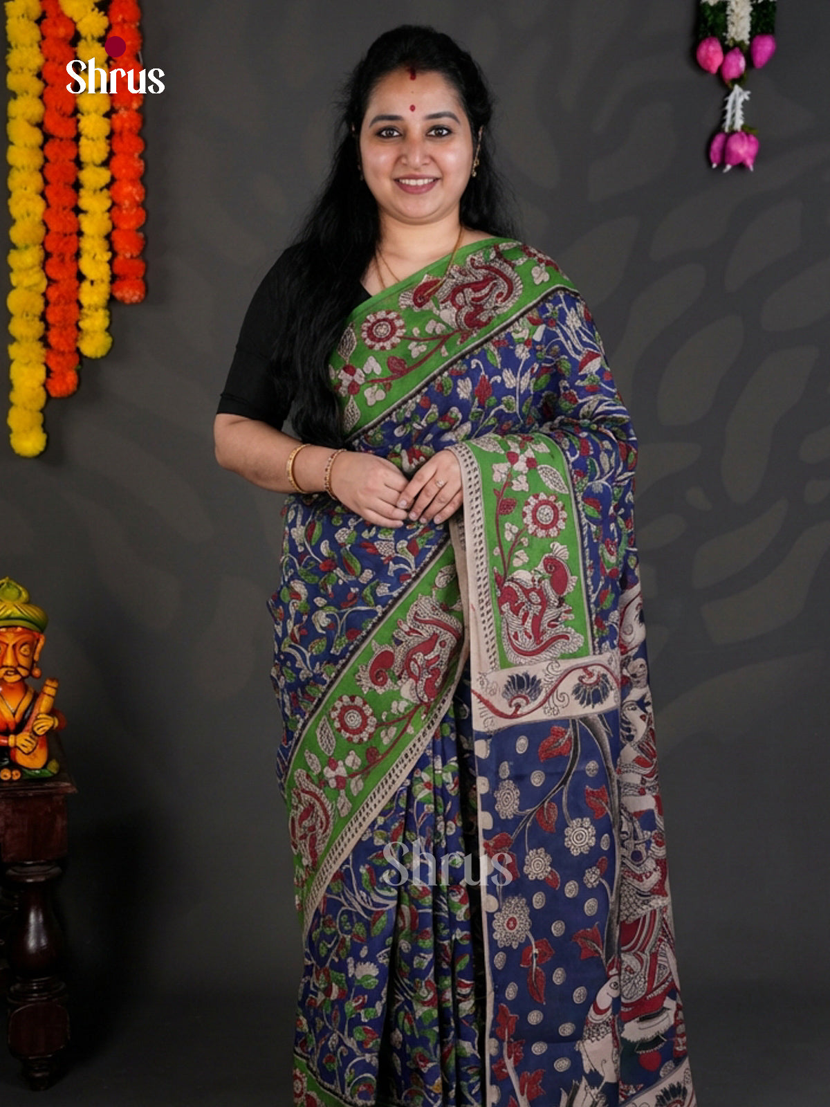 EBS01611 - kalamkari-cotton - Saree - Shop on Shrus.com
