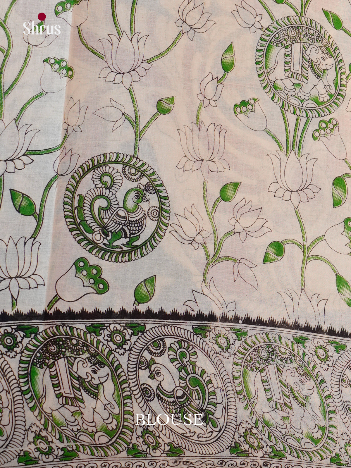EBS01614 - kalamkari-cotton - Saree - Shop on Shrus.com