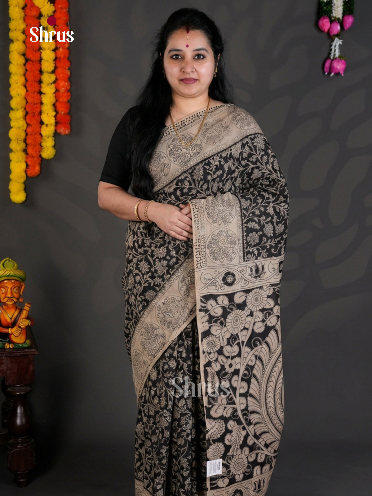 EBS01621 - kalamkari-cotton - Saree - Shop on Shrus.com