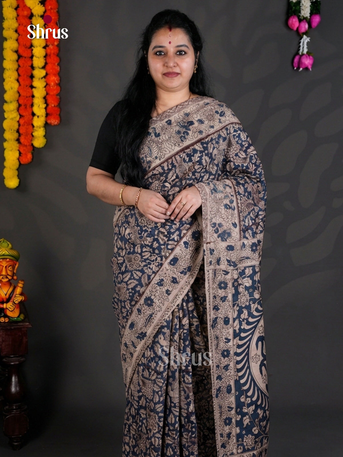 EBS01634 - kalamkari-cotton - Saree - Shop on Shrus.com