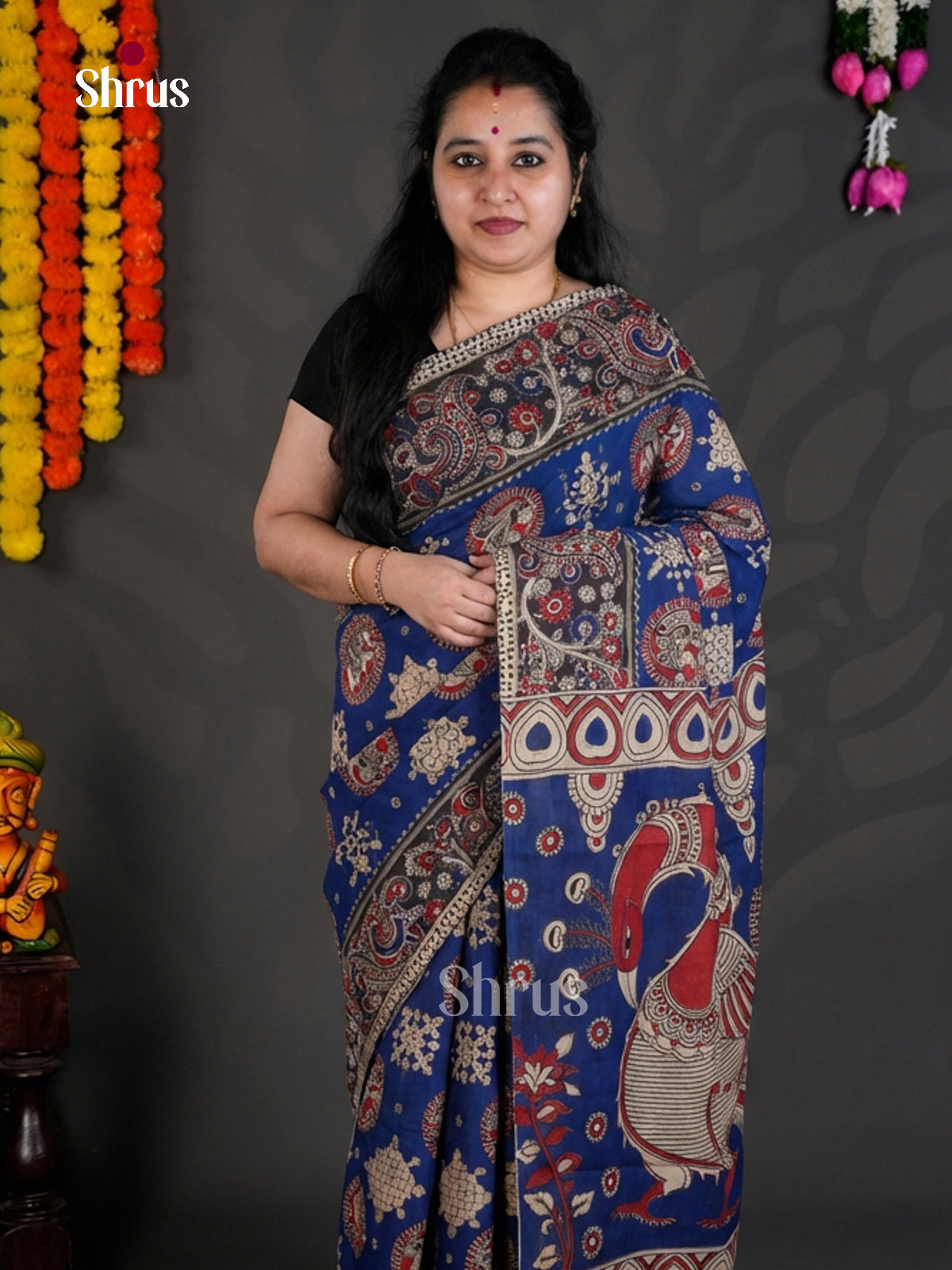 EBS01645 - kalamkari-cotton - Saree - Shop on Shrus.com