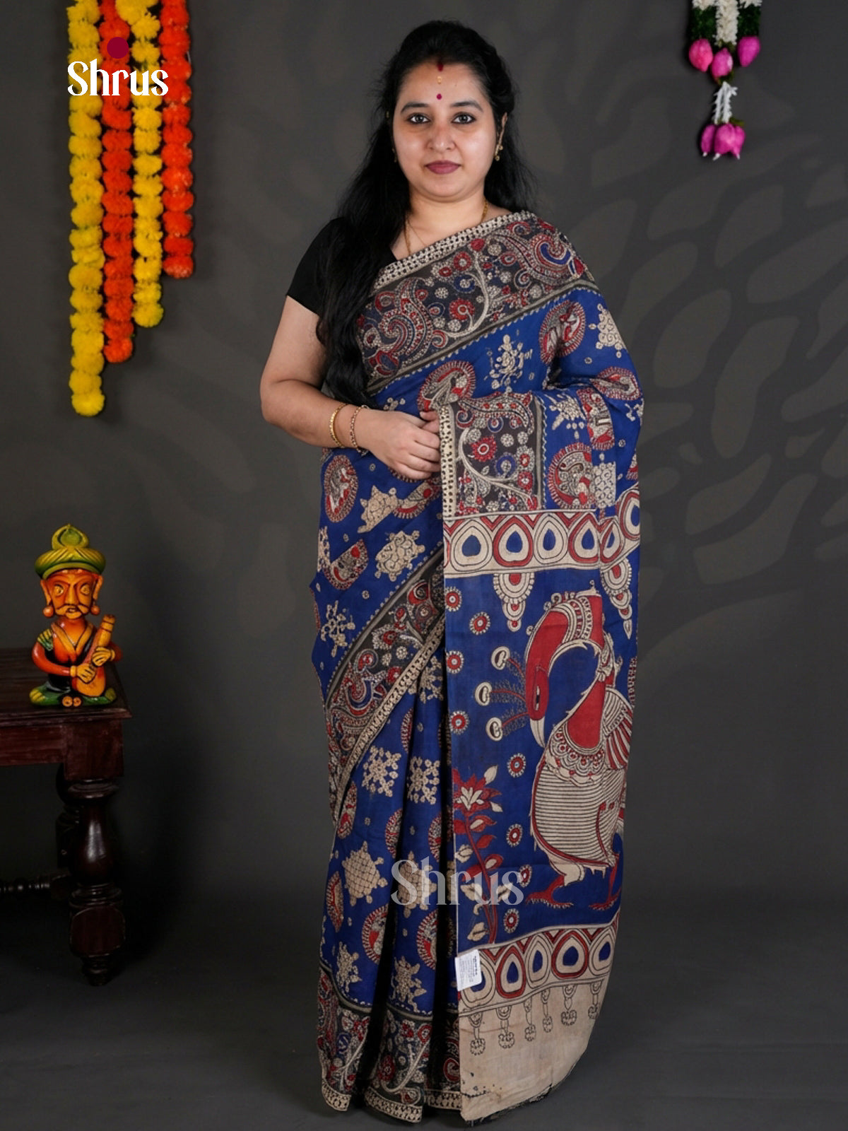 EBS01645 - kalamkari-cotton - Saree - Shop on Shrus.com