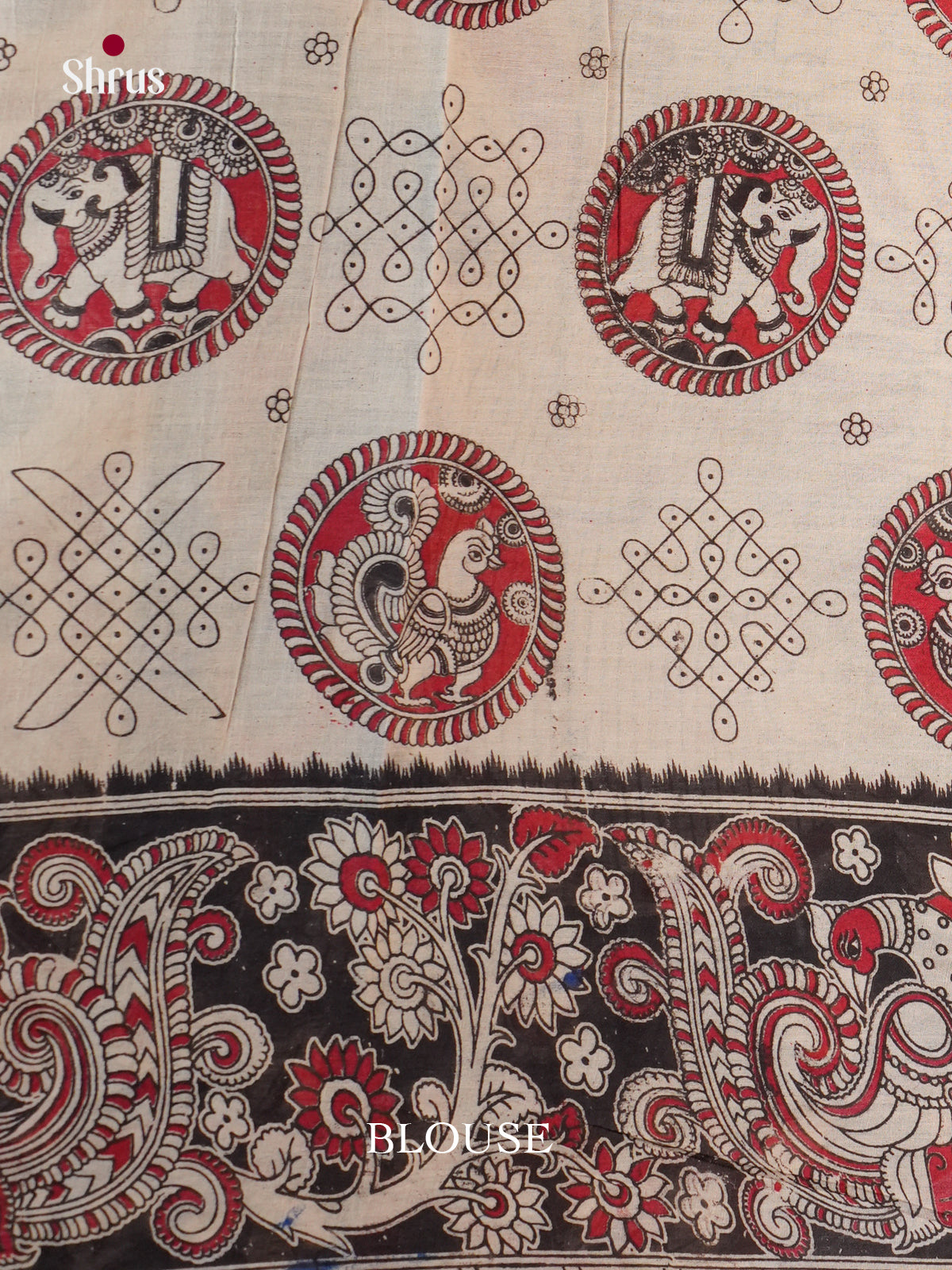EBS01645 - kalamkari-cotton - Saree - Shop on Shrus.com