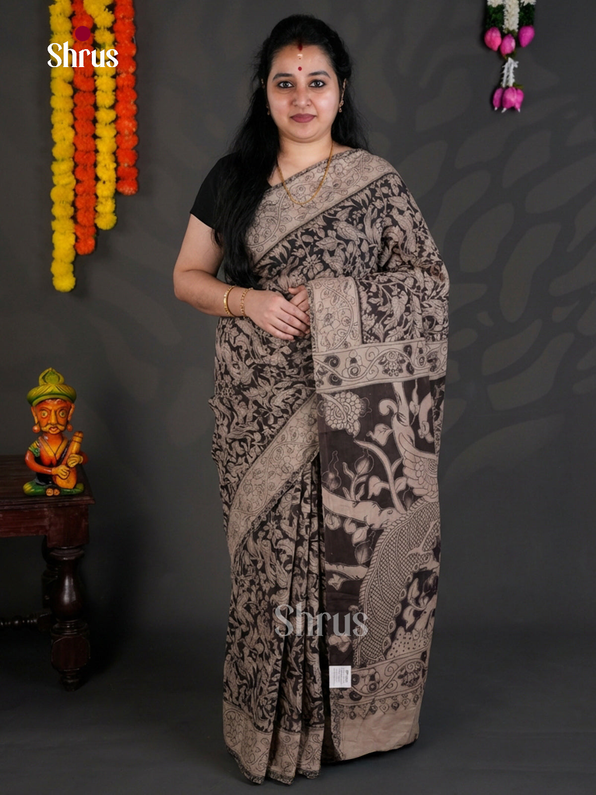 EBS01703 - kalamkari-cotton - Saree - Shop on Shrus.com