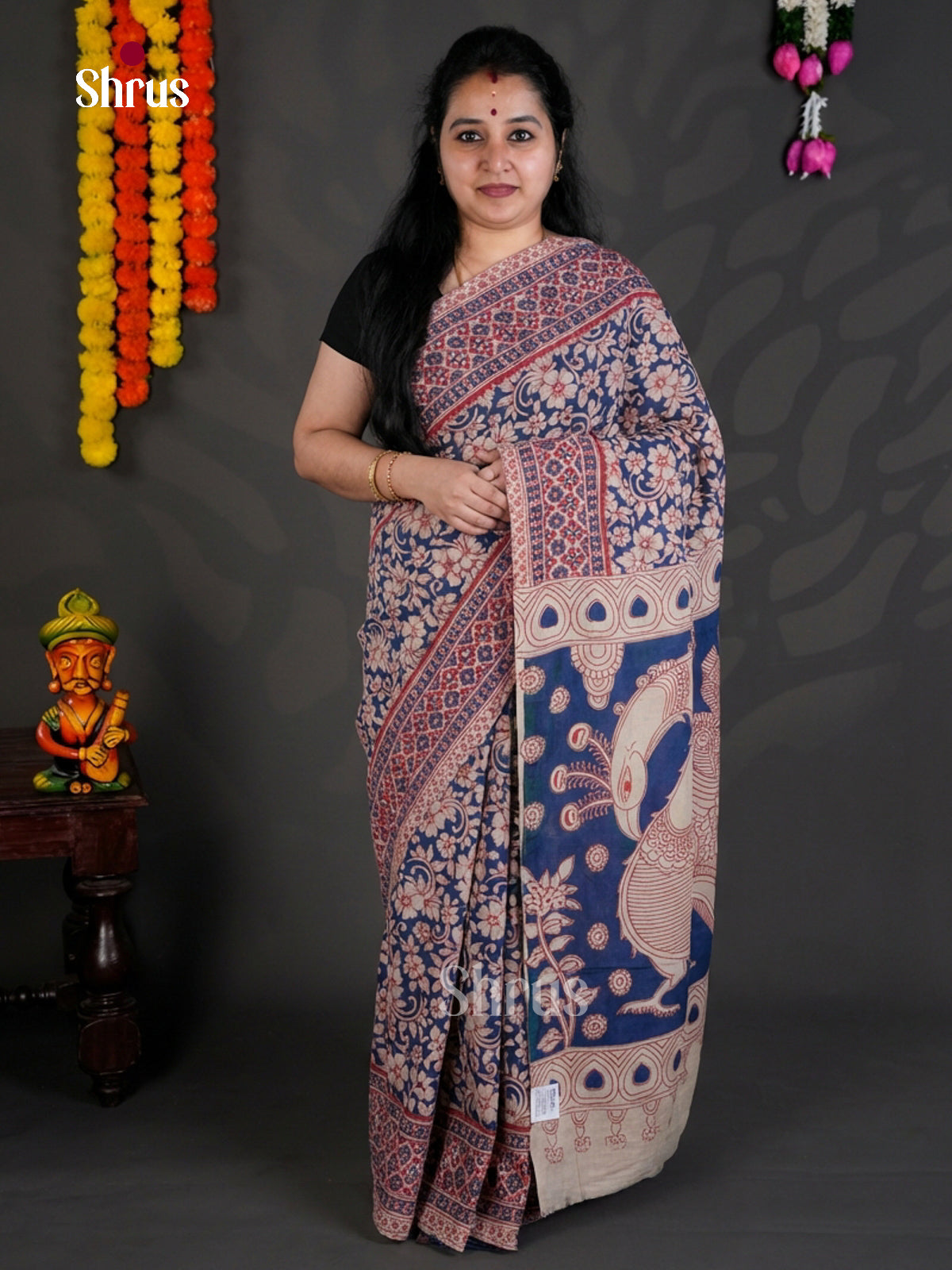 EBS01707 - kalamkari-cotton - Saree - Shop on Shrus.com