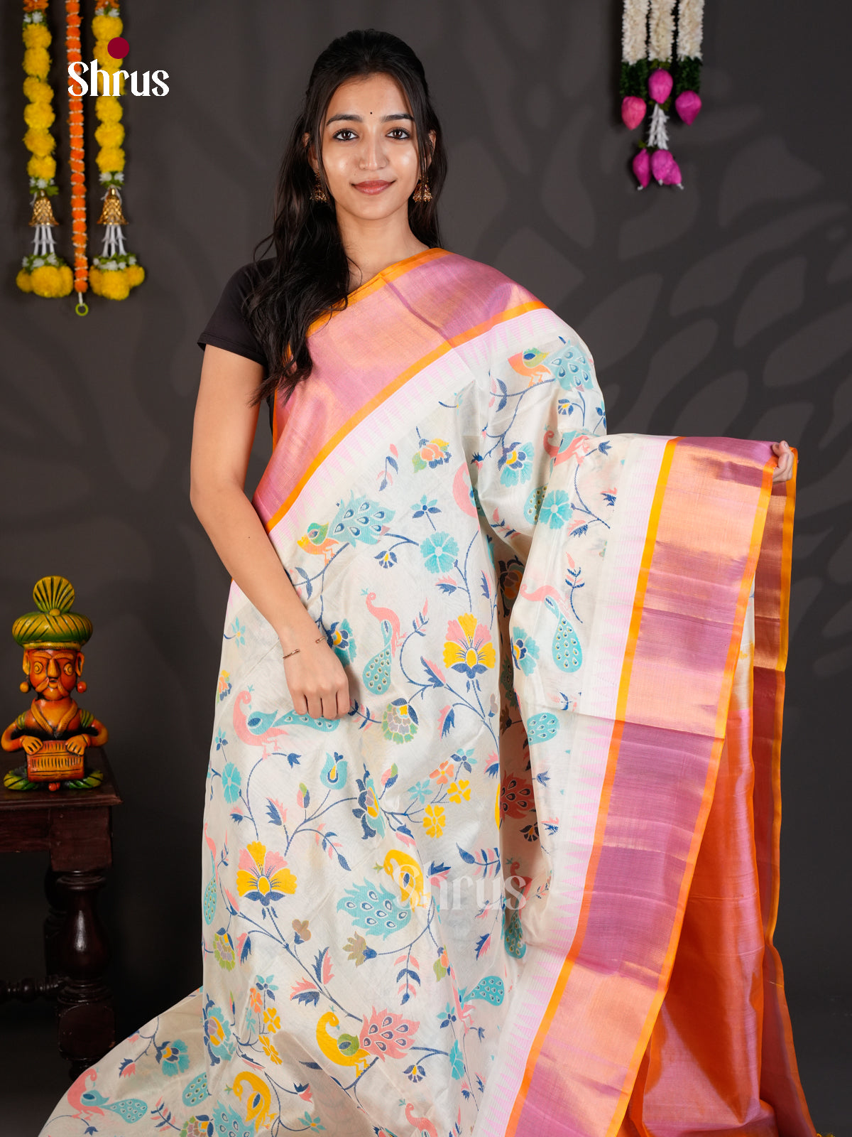 EBS01808 - Hindolam - Saree - Shop on Shrus.com