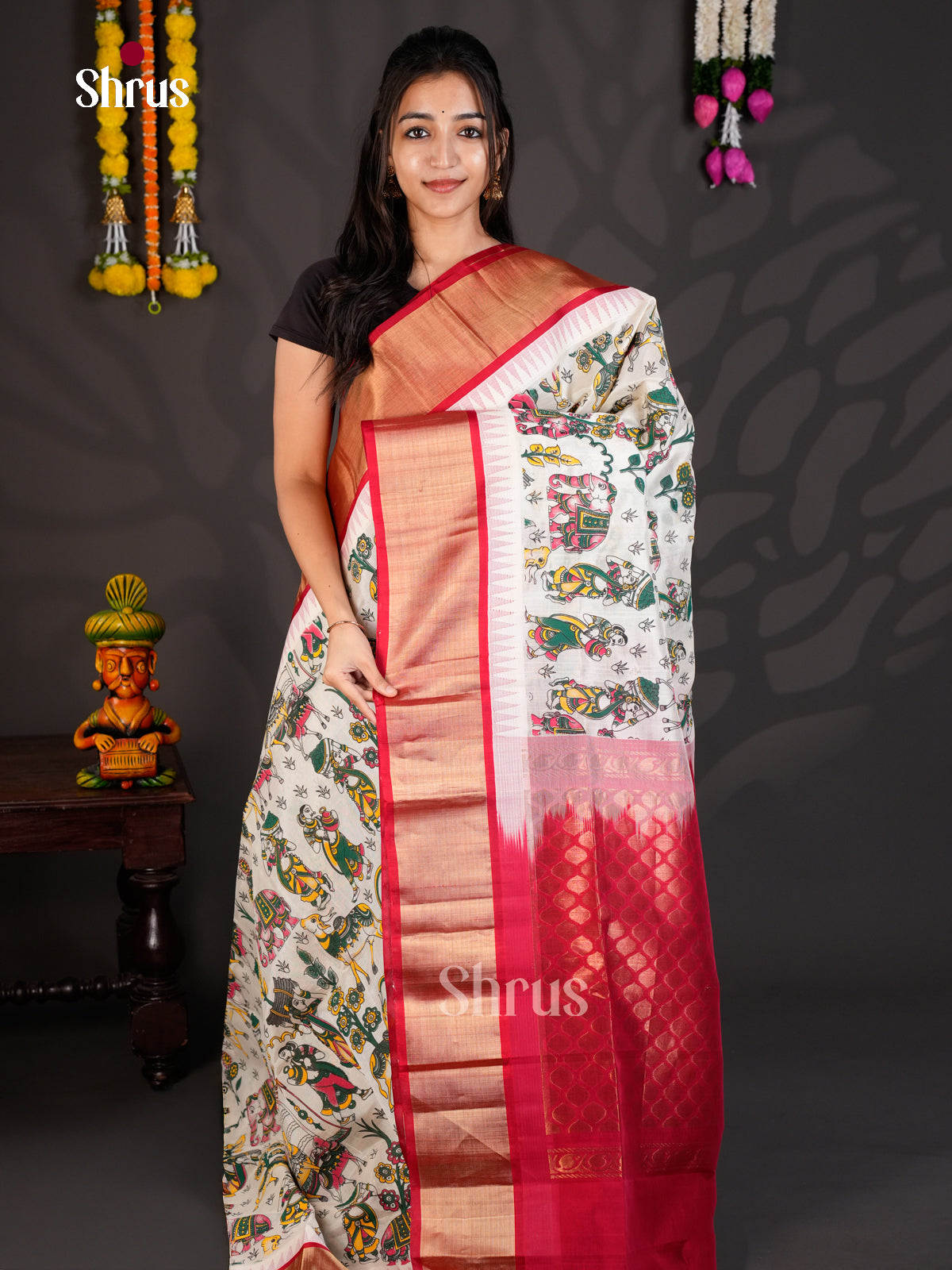 EBS01811 - Hindolam - Saree - Shop on Shrus.com