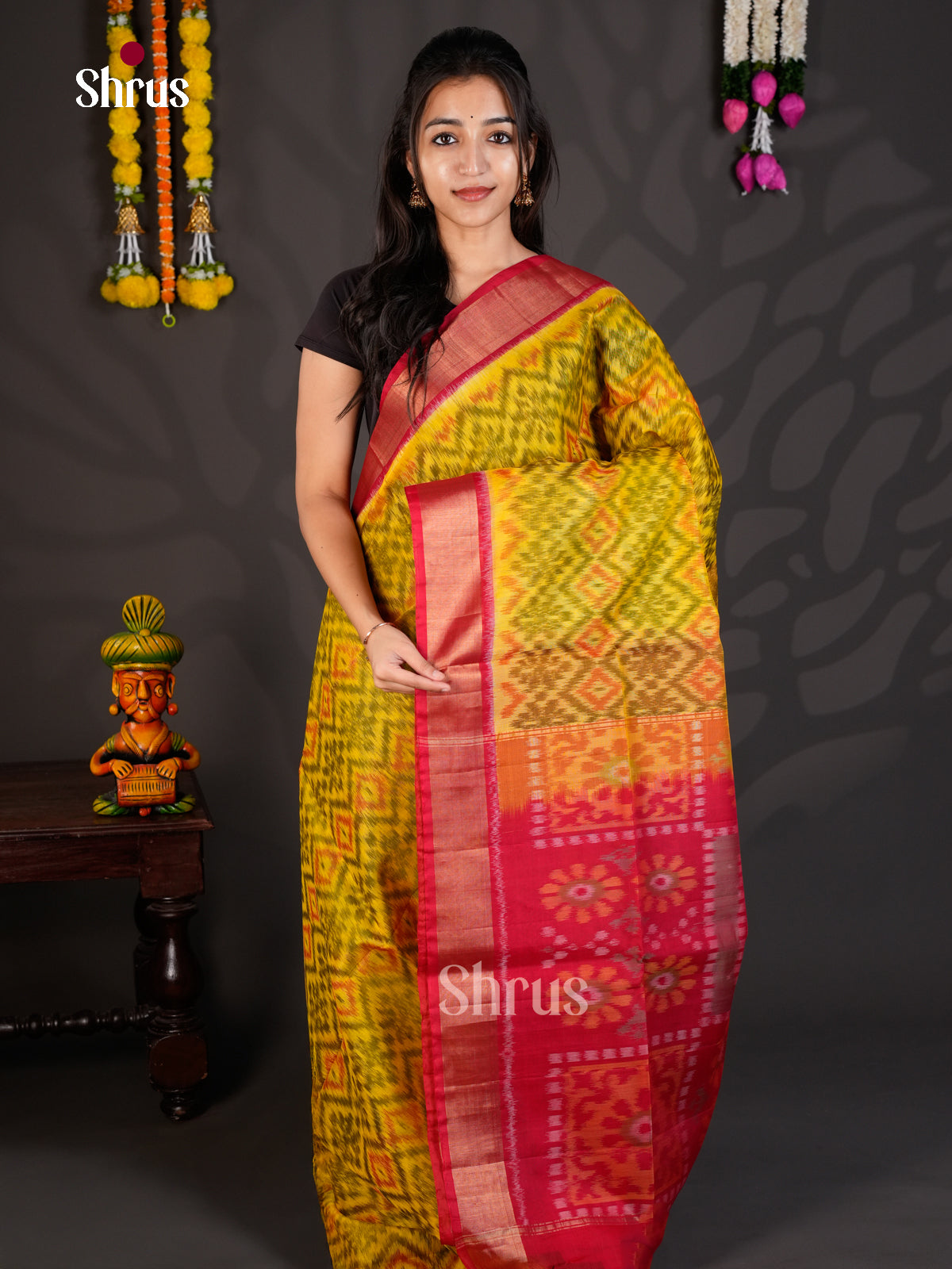 EBS01860 - Pochampally sico - Saree - Shop on Shrus.com