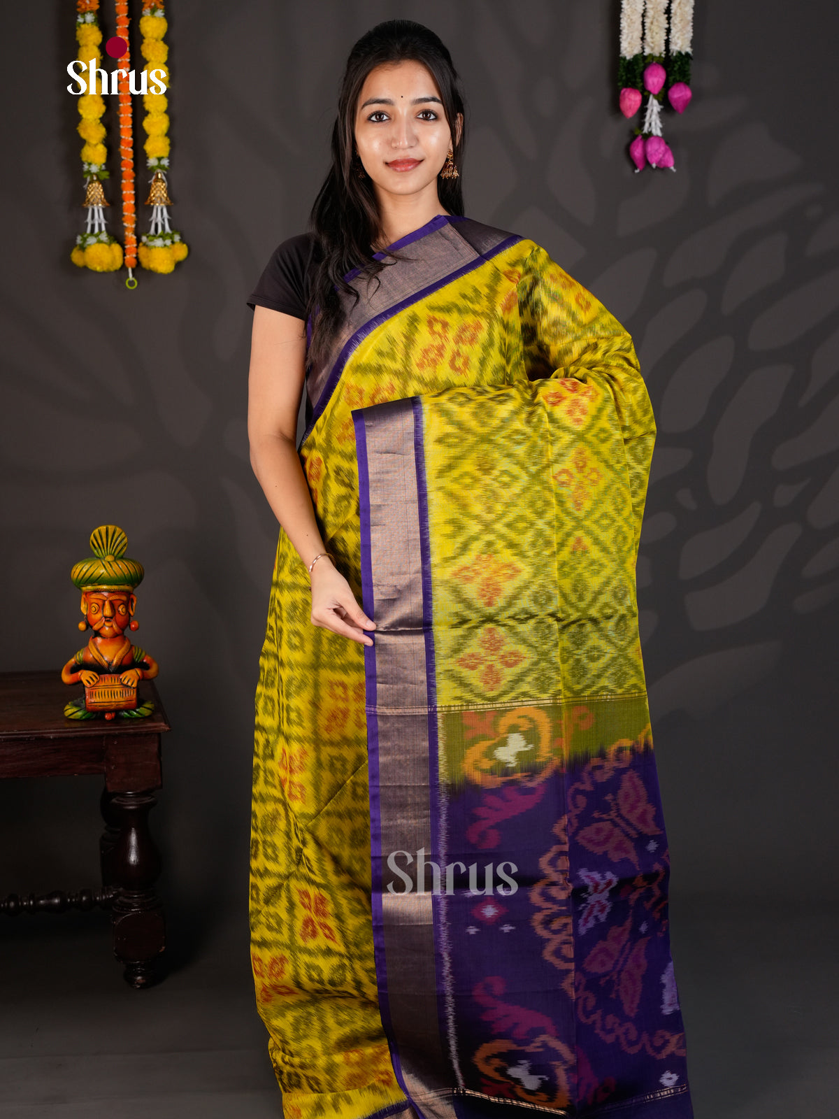 EBS01861 - Pochampally sico - Saree - Shop on Shrus.com