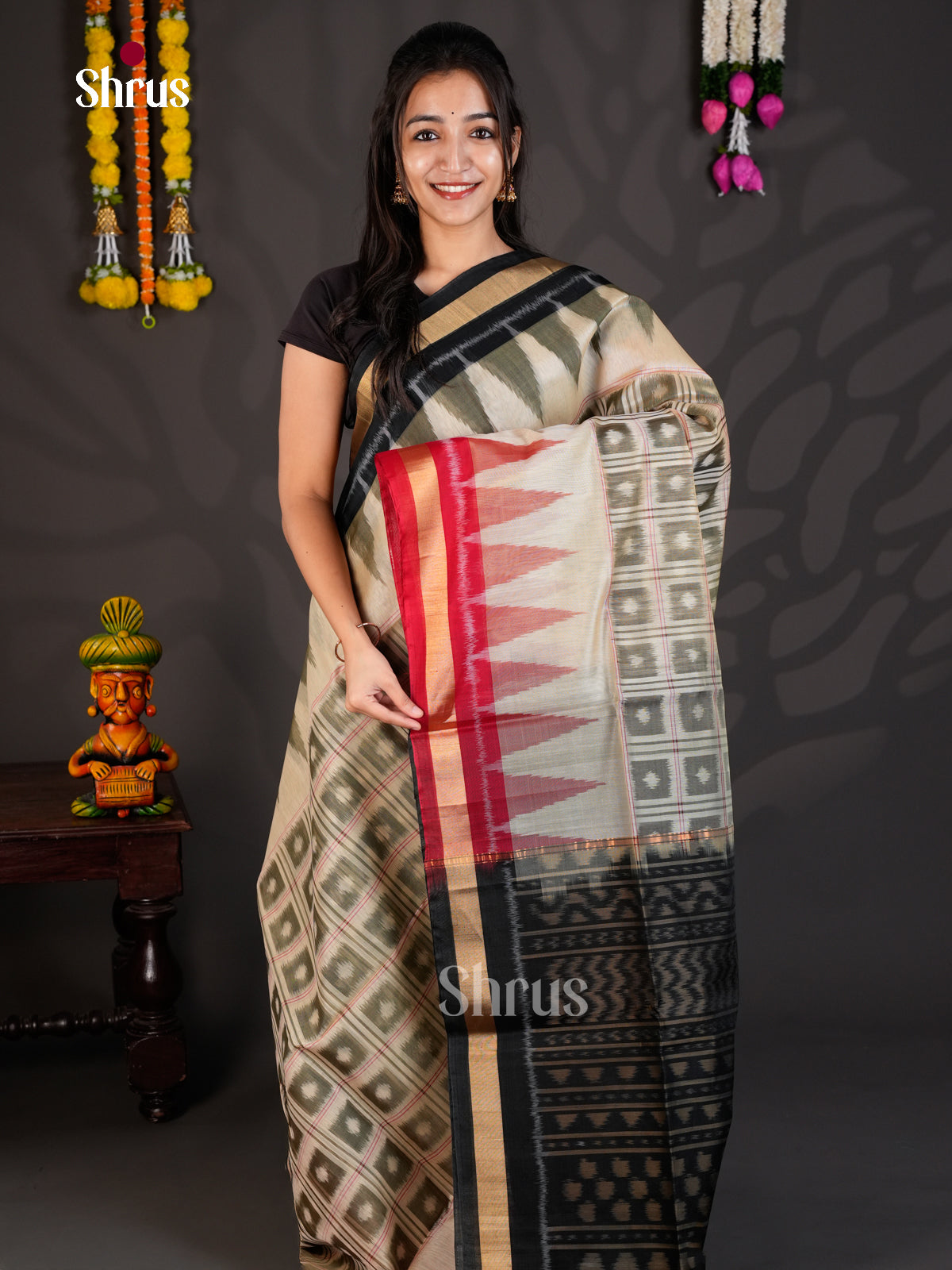 EBS01870 - Pochampally sico - Saree - Shop on Shrus.com