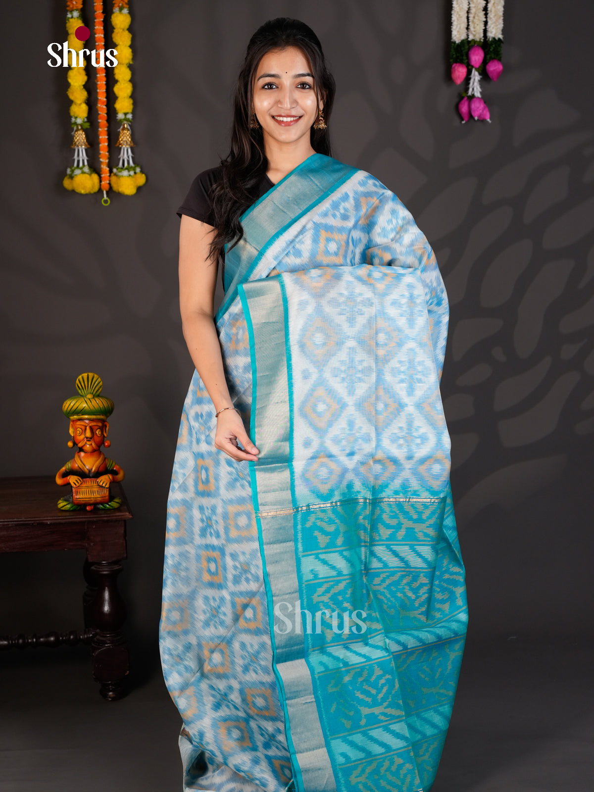 EBS01872 - Pochampally sico - Saree - Shop on Shrus.com