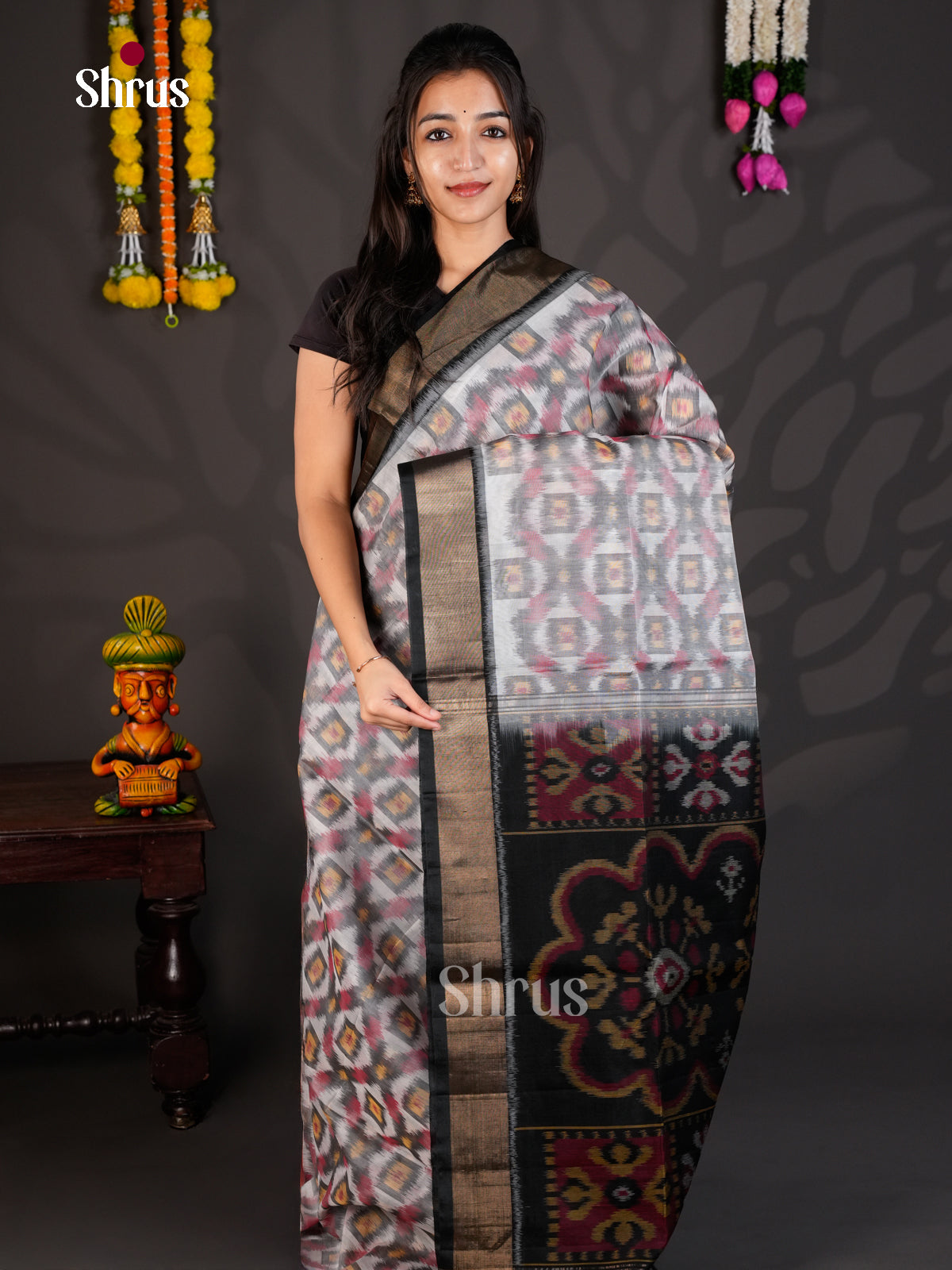 EBS01878 - Pochampally sico - Saree - Shop on Shrus.com