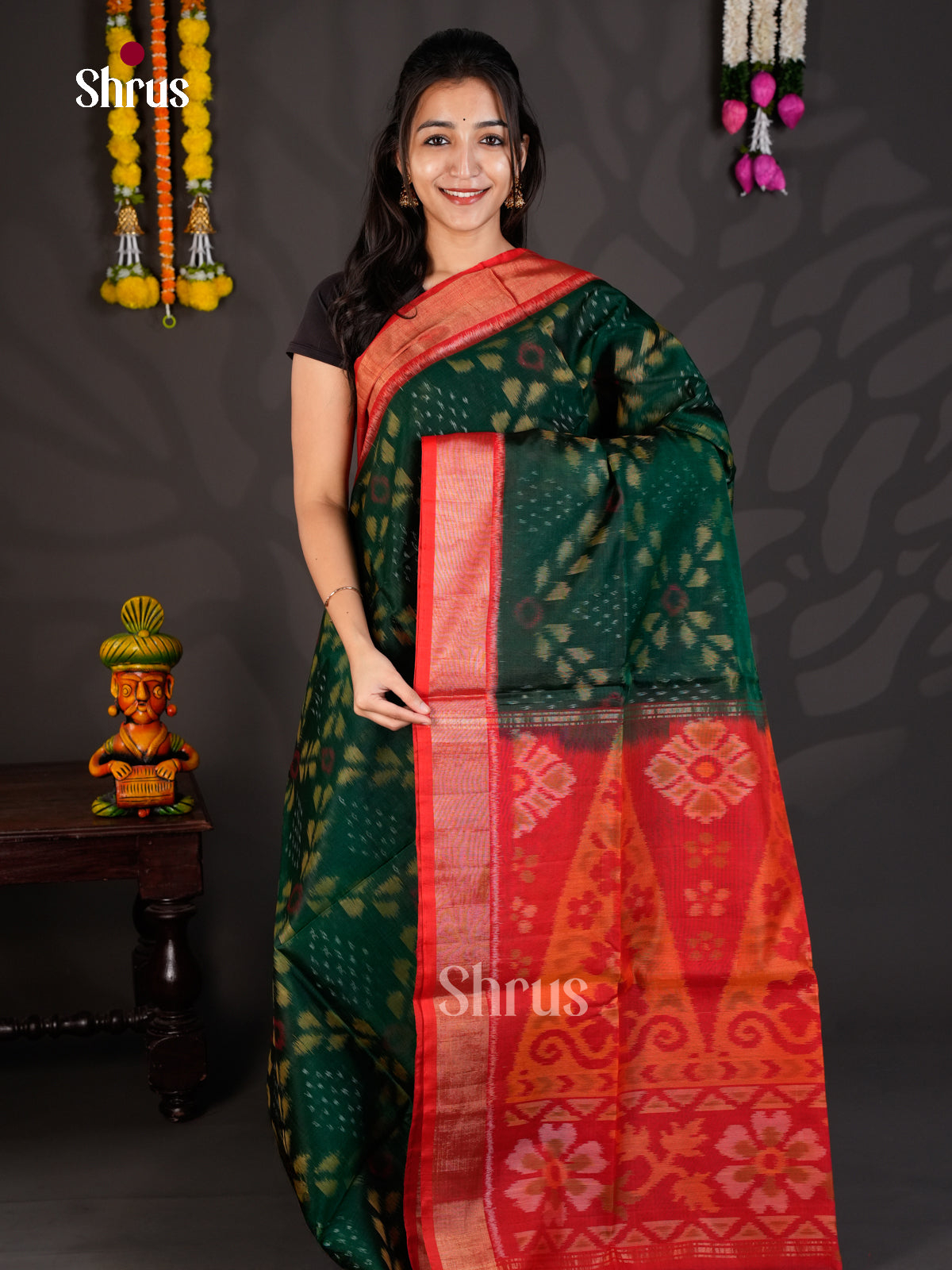 EBS01881 - Pochampally sico - Saree - Shop on Shrus.com