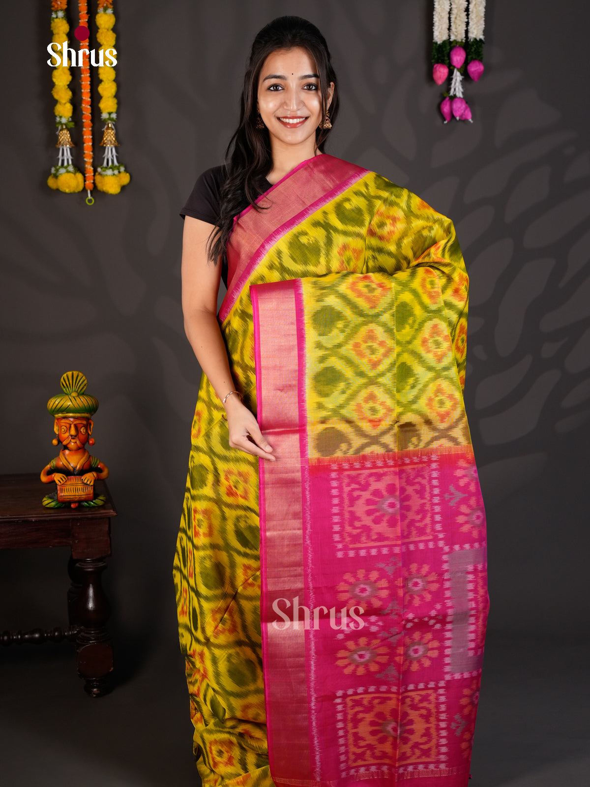 EBS01885 - Pochampally sico - Saree - Shop on Shrus.com