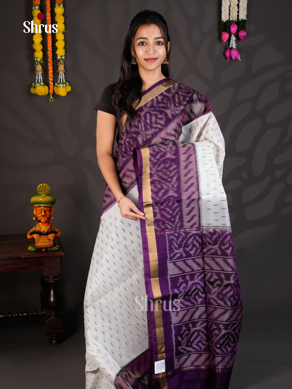 EBS01888 - Pochampally sico - Saree - Shop on Shrus.com