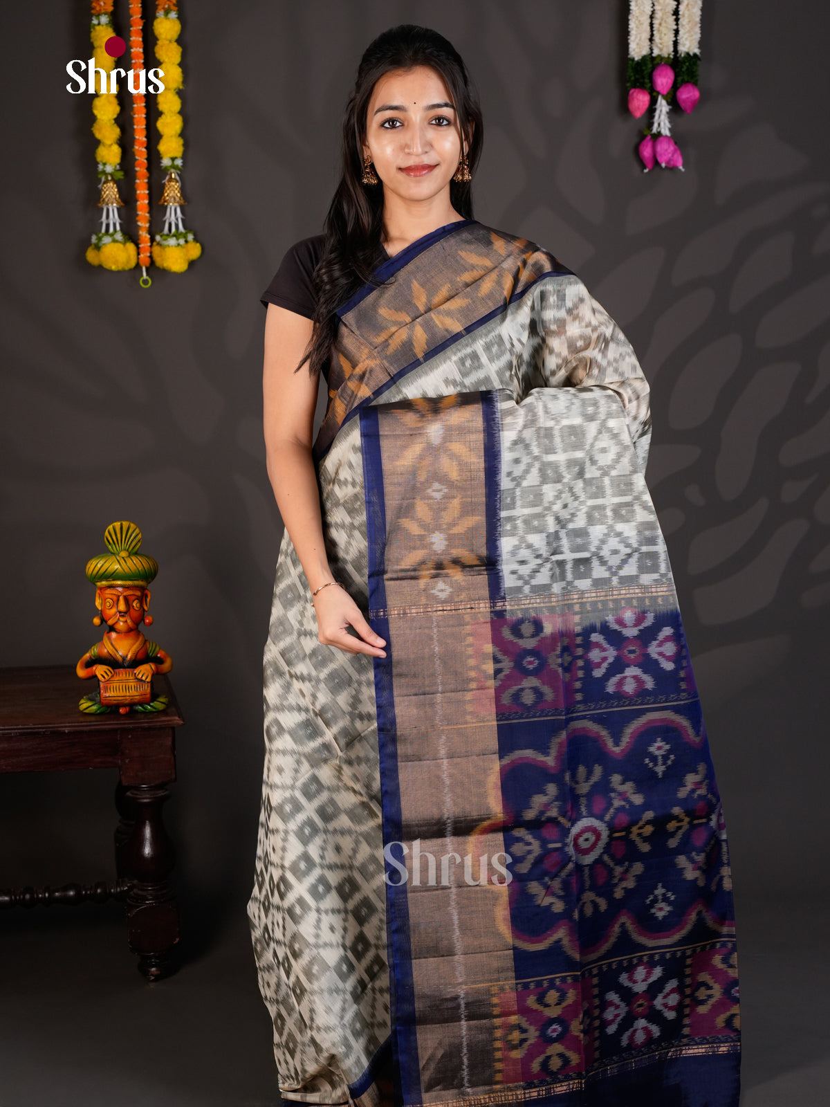 EBS01896 - Pochampally sico - Saree - Shop on Shrus.com