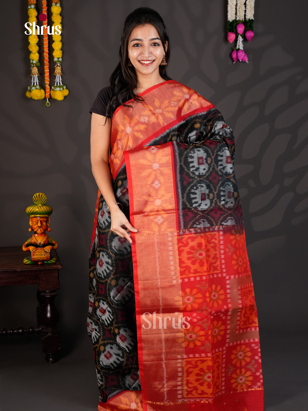 EBS01899 - Pochampally sico - Saree - Shop on Shrus.com