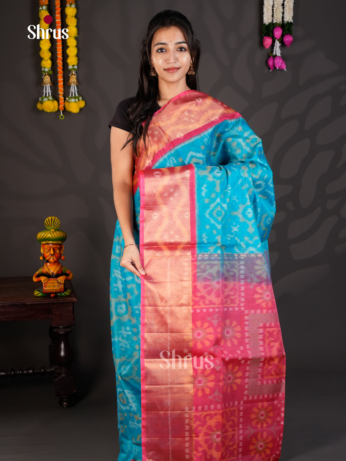 EBS01900 - Pochampally sico - Saree - Shop on Shrus.com