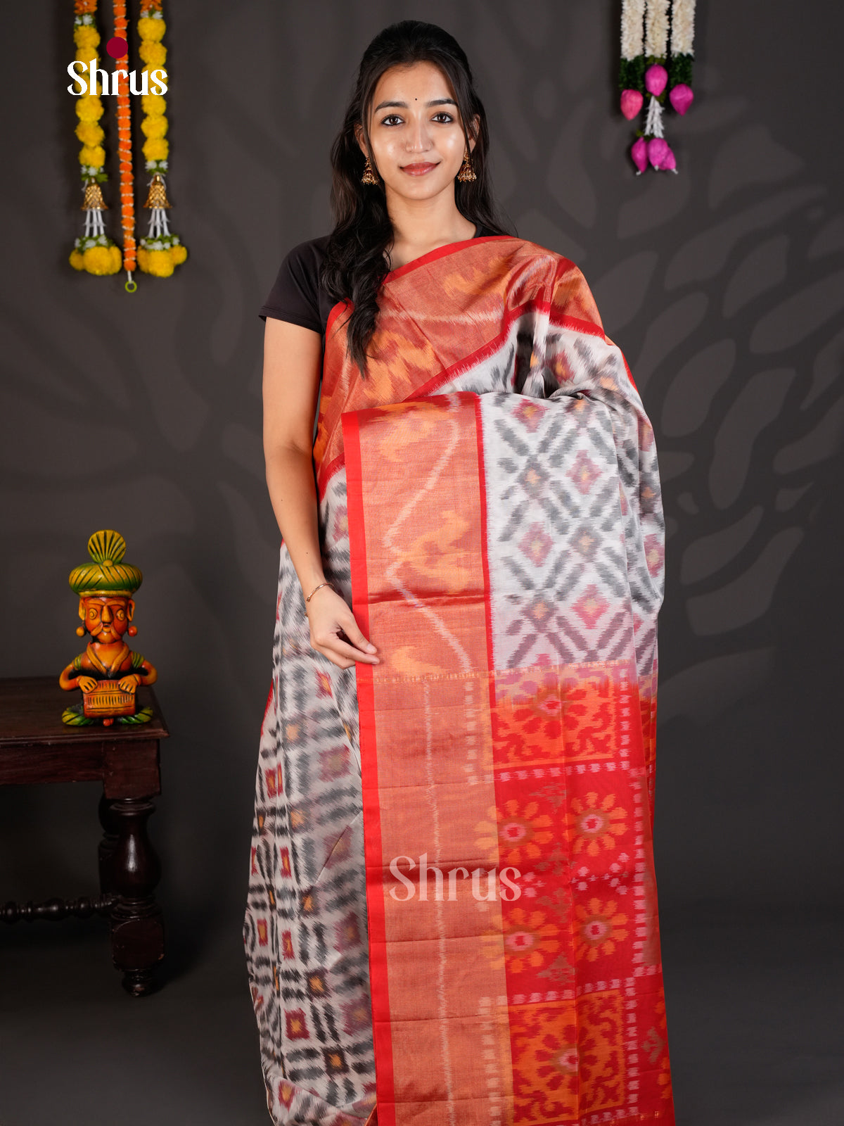 EBS01902 - Pochampally sico - Saree - Shop on Shrus.com