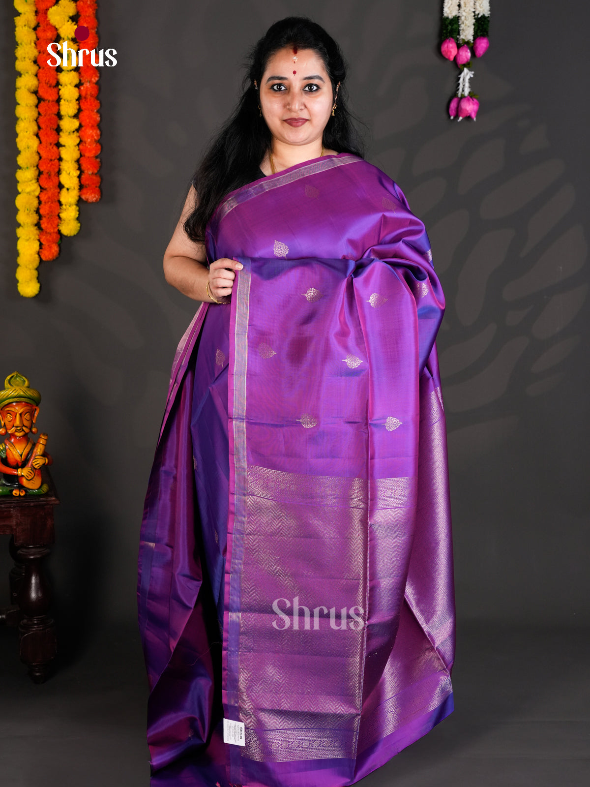 EBS01935 - Softsilk-halfpure - Saree - Shop on Shrus.com