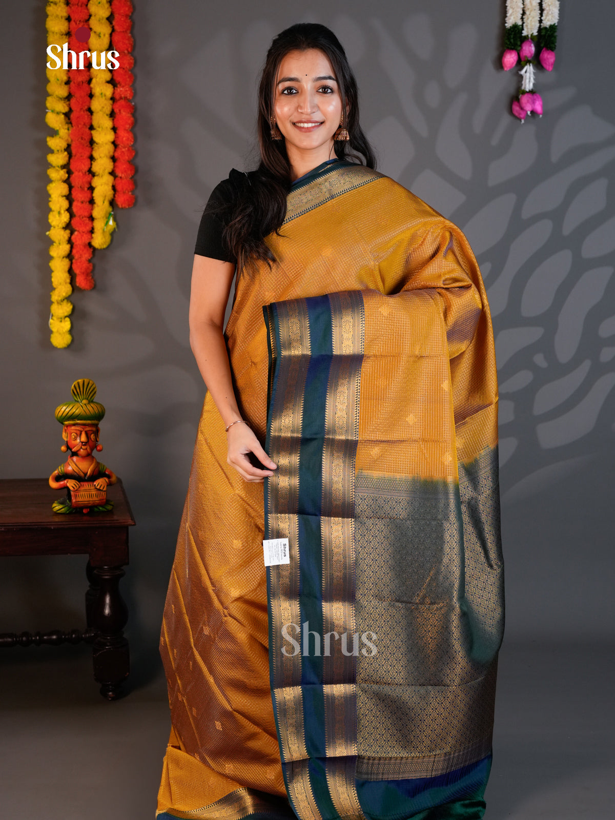 EBS02218 - Semi Kanchipuram - Saree - Shop on Shrus.com