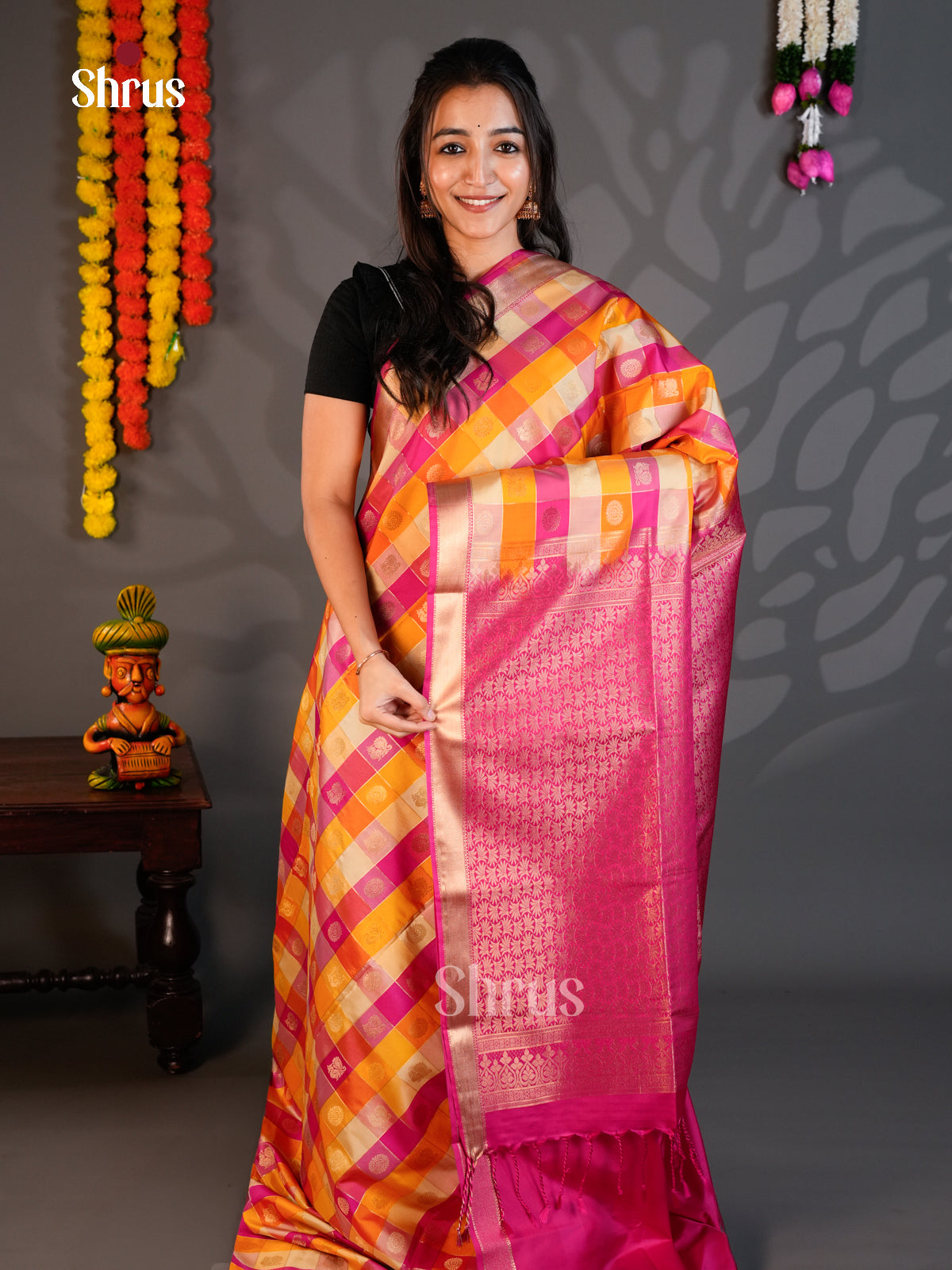 EBS02220 - Semi Softsilk - Saree - Shop on Shrus.com