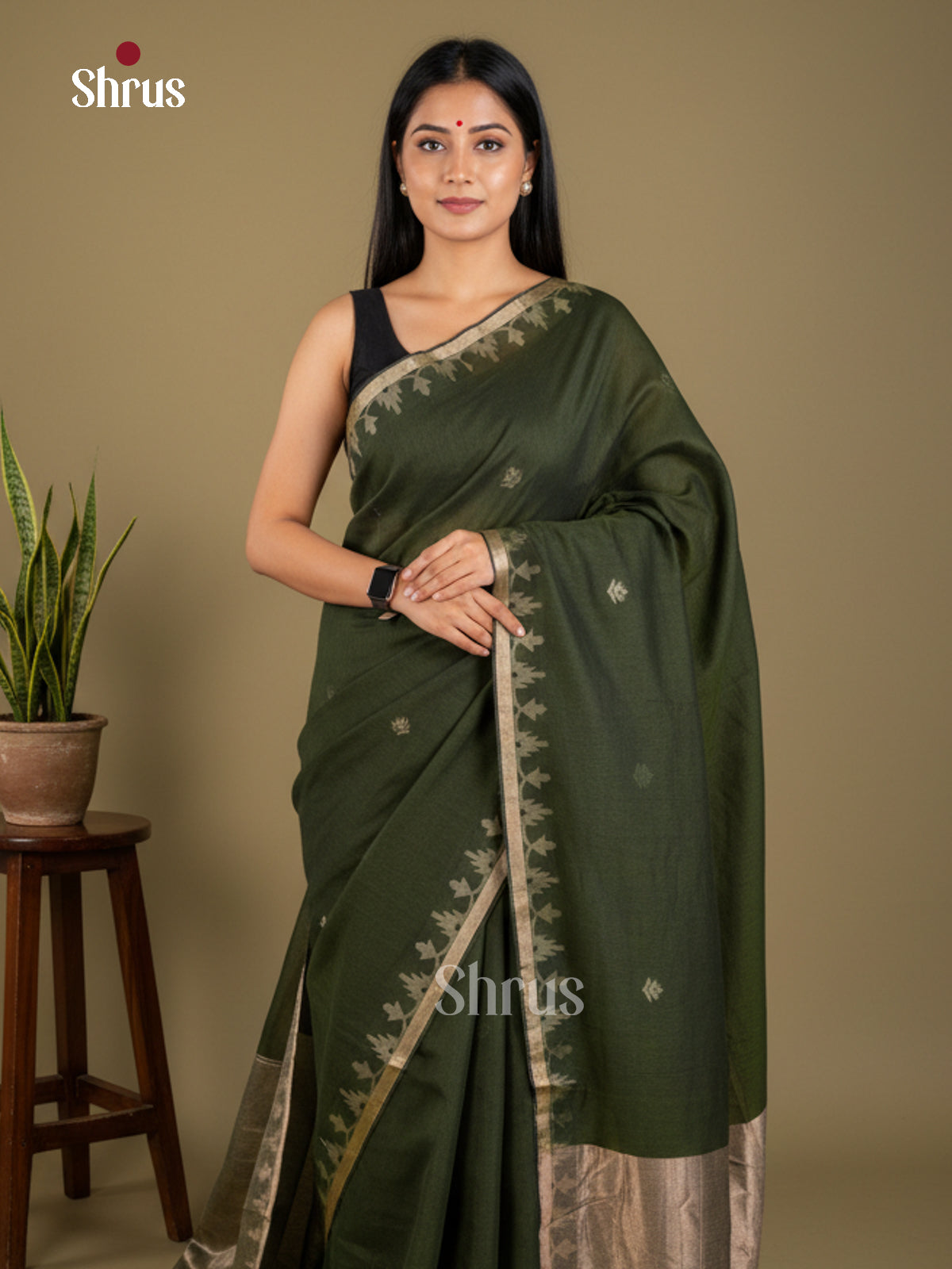 EBS03009 - Bengal cotton - Saree - Shop on Shrus.com