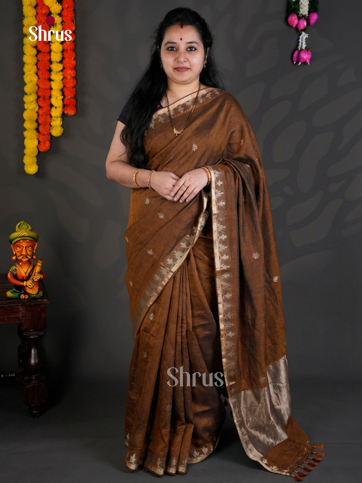 EBS03013 - Bengal cotton - Saree - Shop on Shrus.com