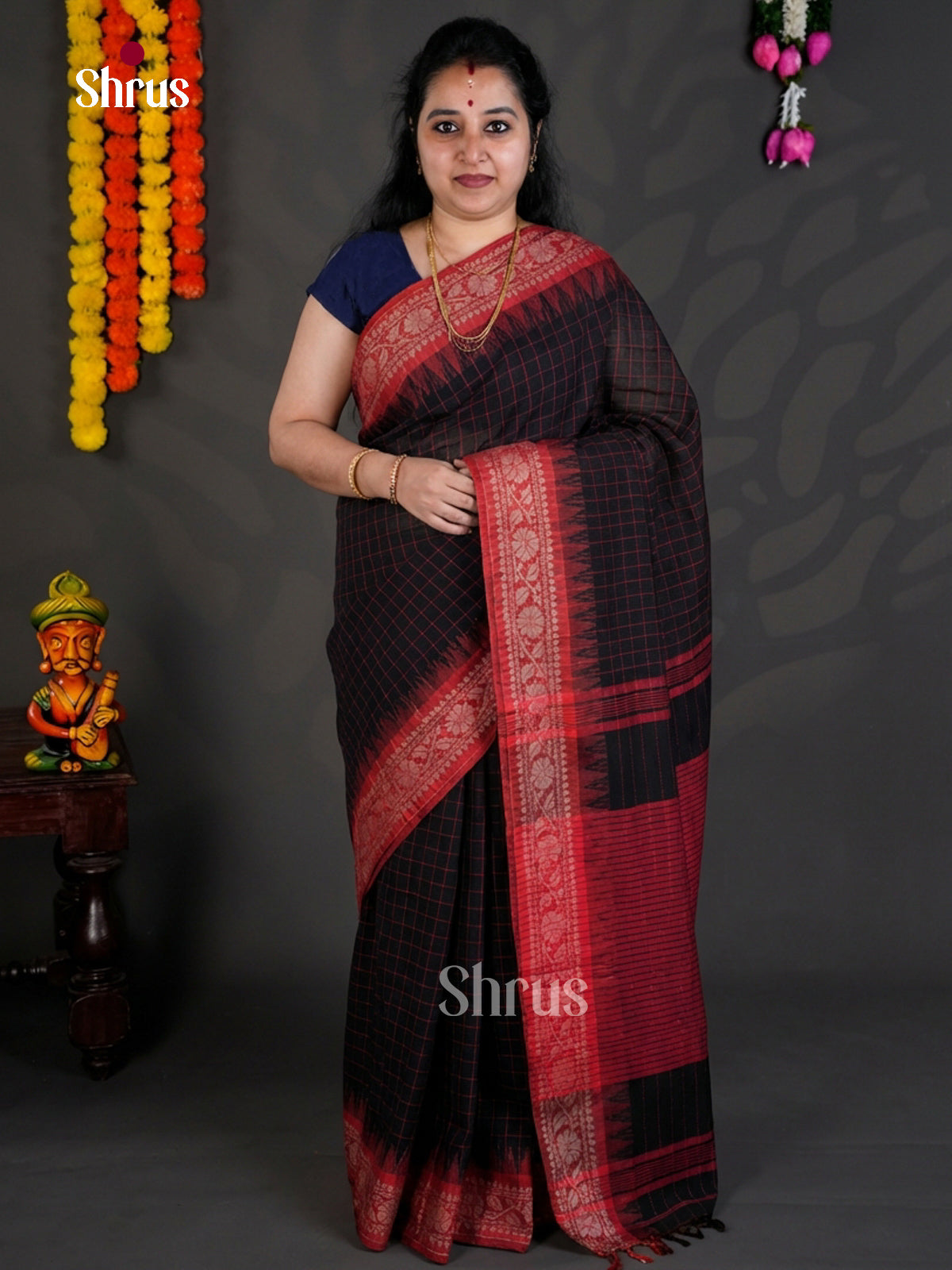 EBS03021 - Bengal cotton - Saree - Shop on Shrus.com