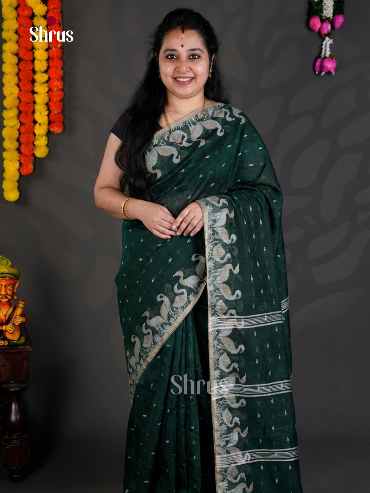 EBS03078 - Bengal cotton - Saree - Shop on Shrus.com